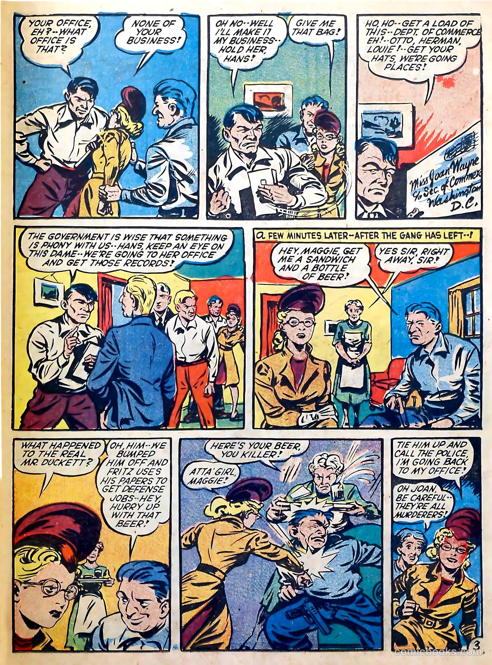 Captain Aero Comics #7 (1941) — page 49 of 68