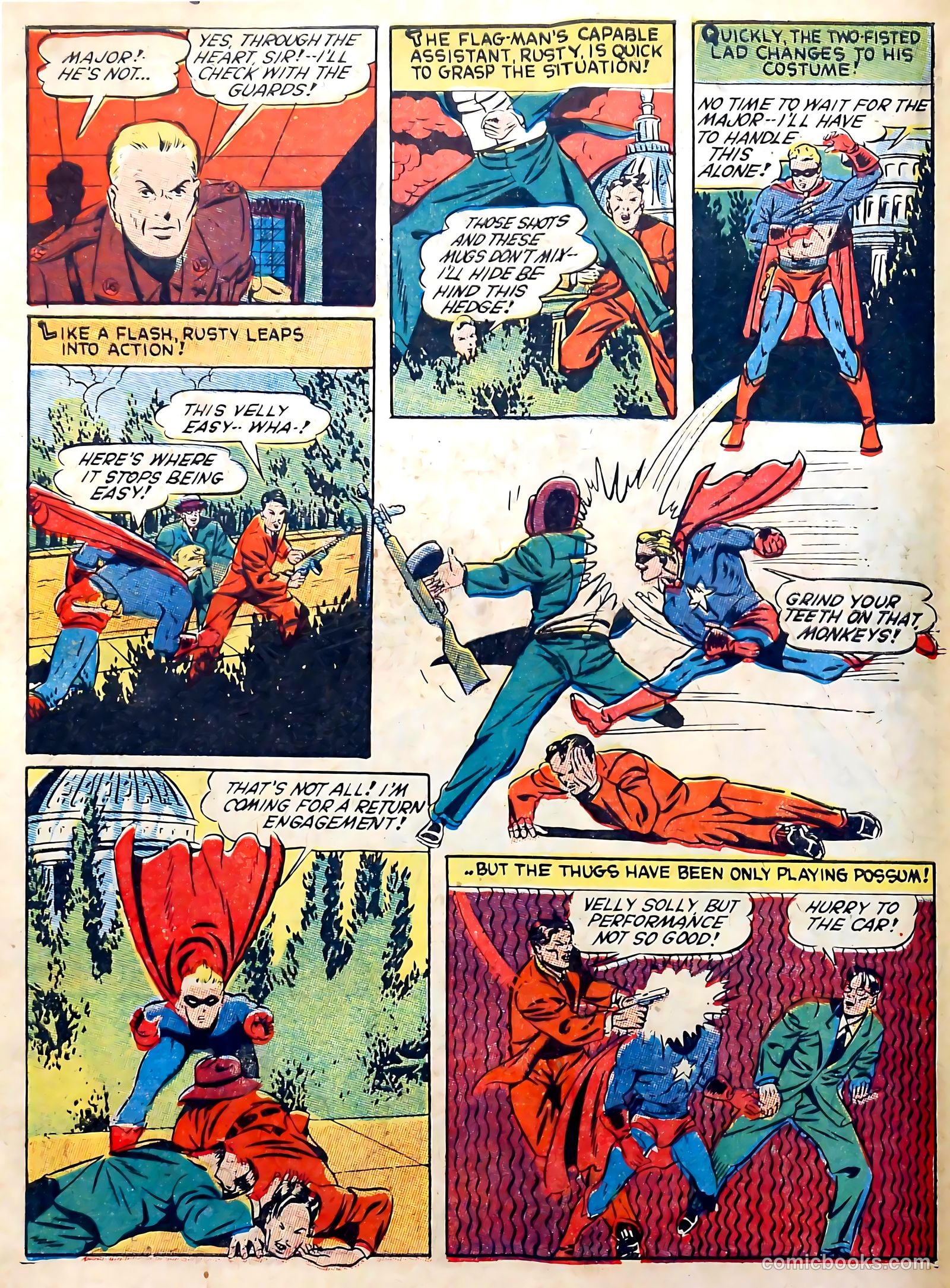 Captain Aero Comics #7 (1941) — page 60 of 68