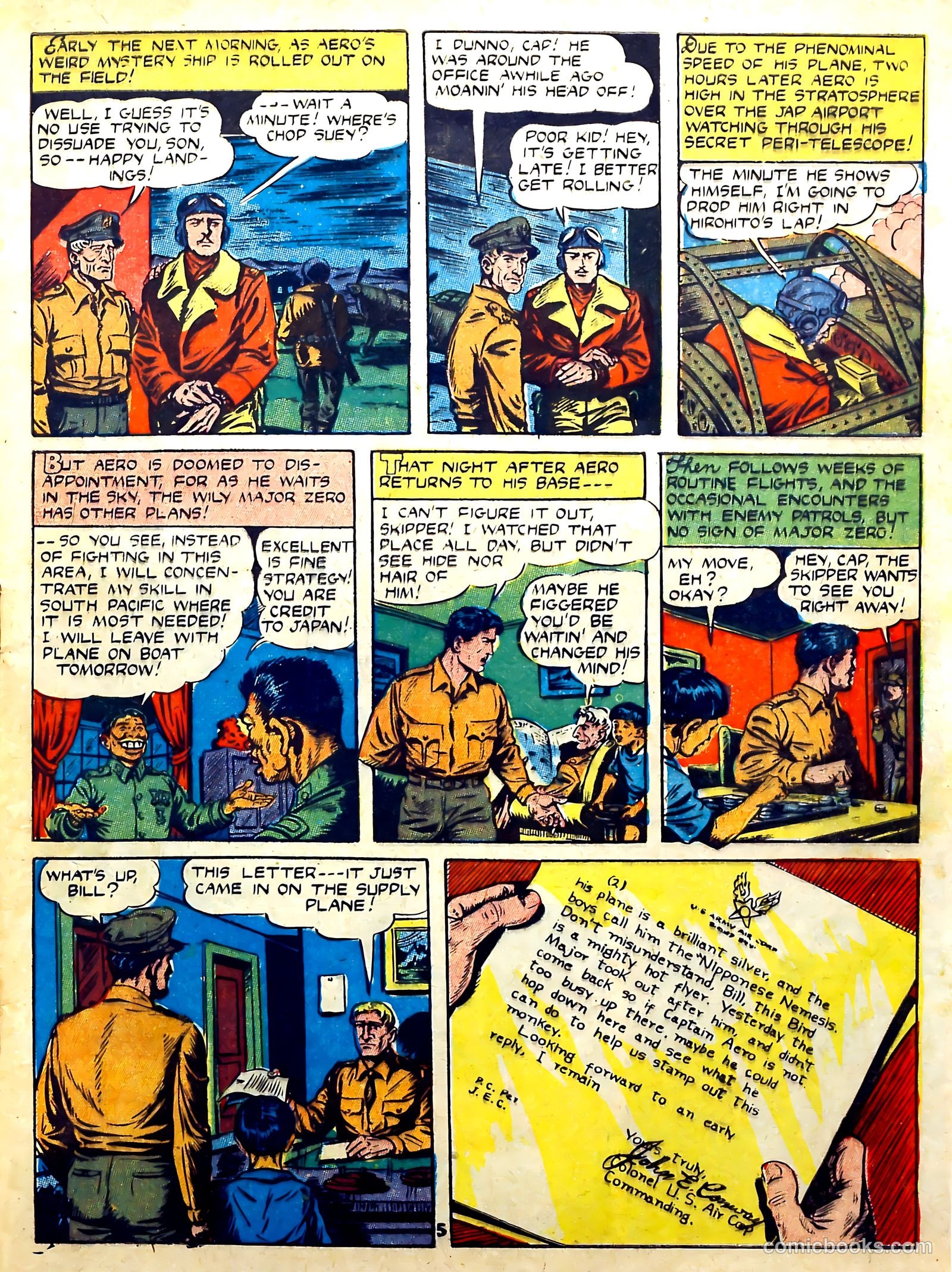 Captain Aero Comics #16 (1941) — page 7 of 52
