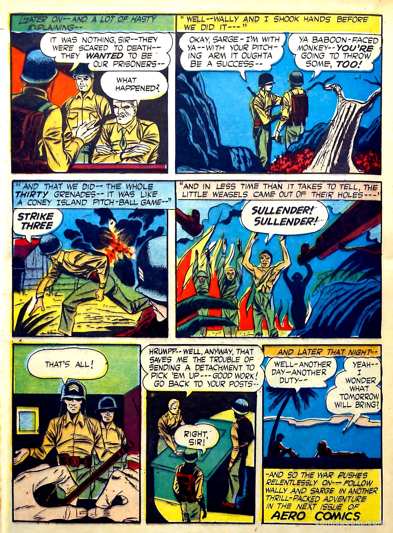 Captain Aero Comics #16 (1941) — page 36 of 52