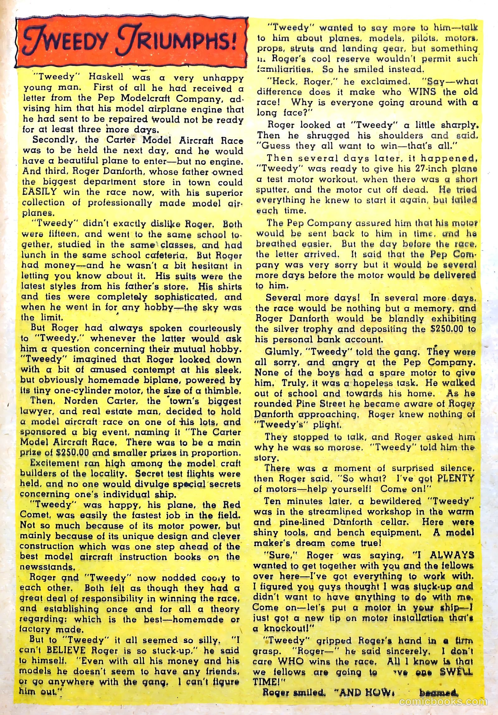 Captain Aero Comics #16 (1941) — page 43 of 52