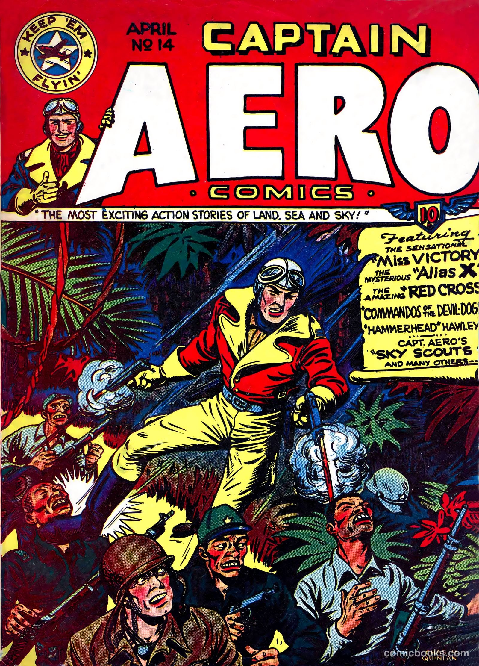 Captain Aero Comics #14