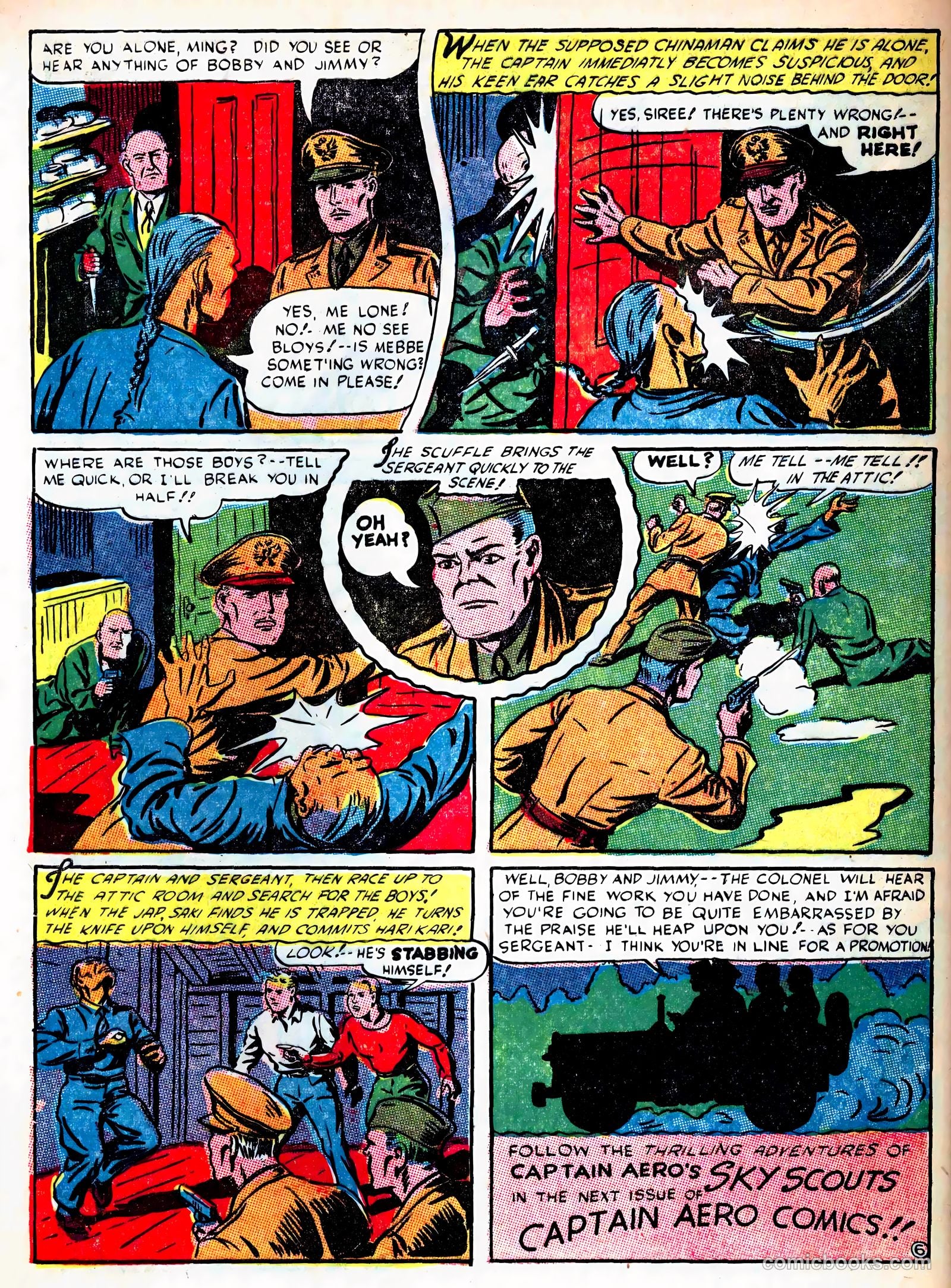 Captain Aero Comics #14 (1941) — page 50 of 60