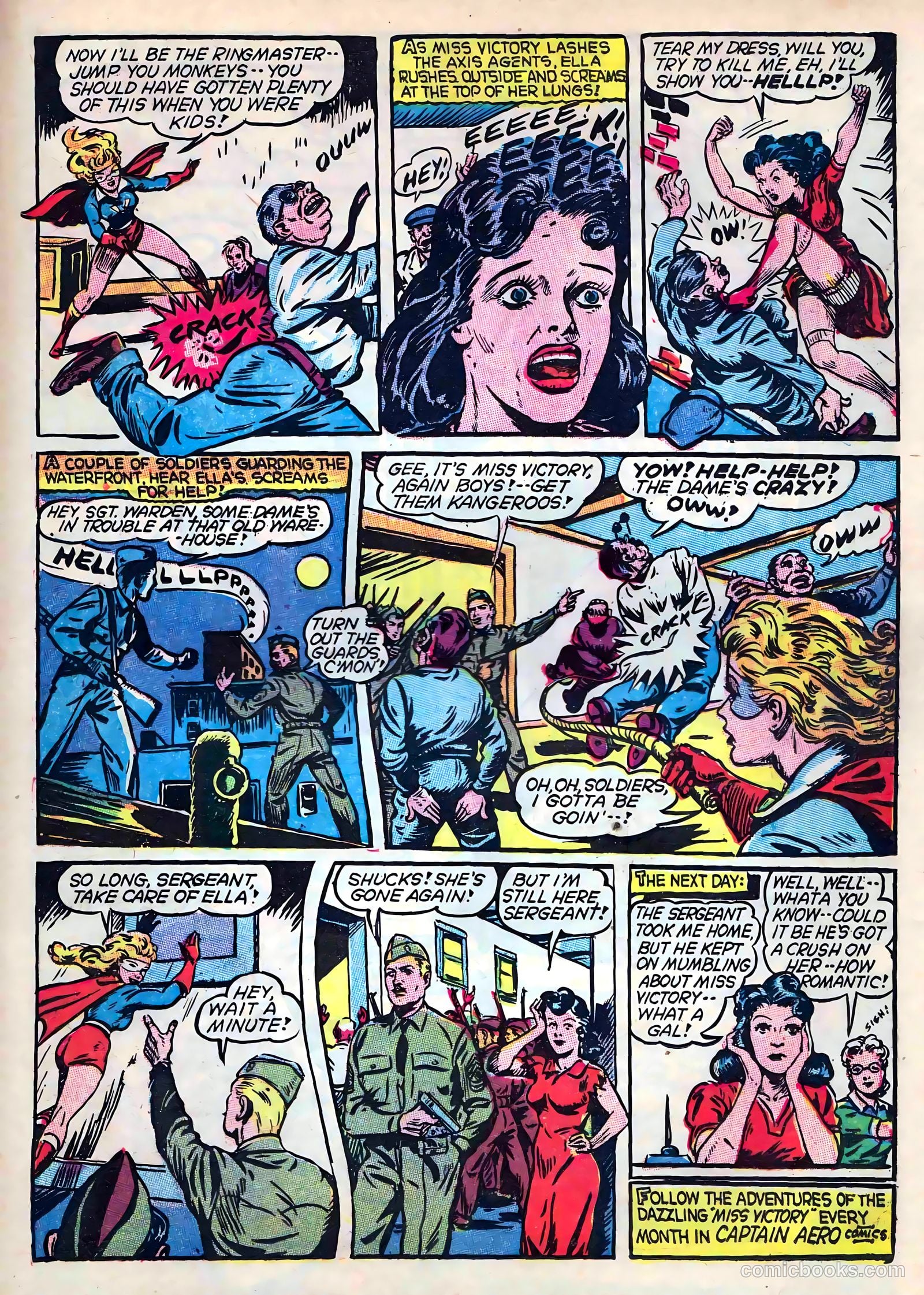 Captain Aero Comics #9 (1941) — page 25 of 68