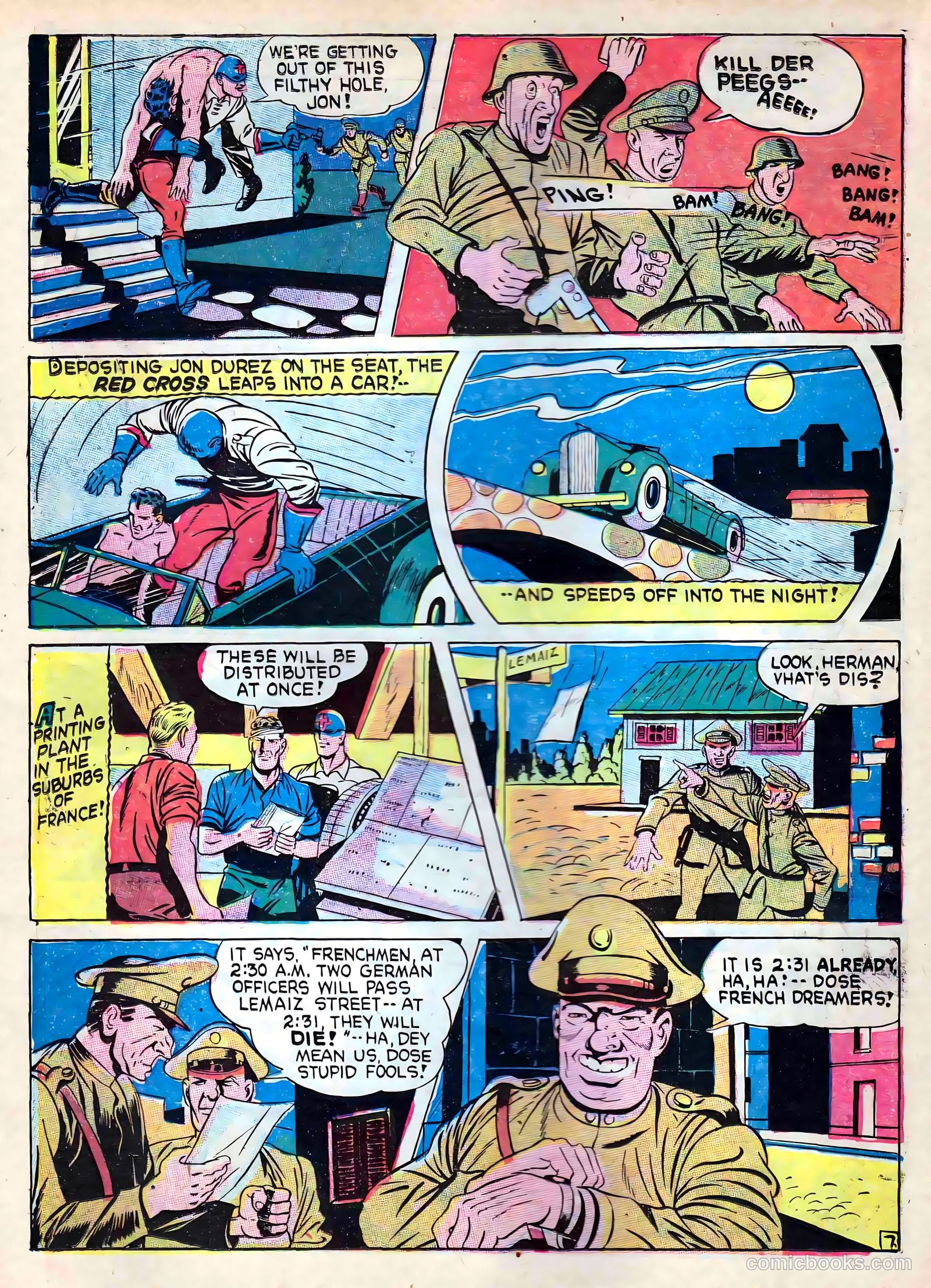 Captain Aero Comics #9 (1941) — page 32 of 68