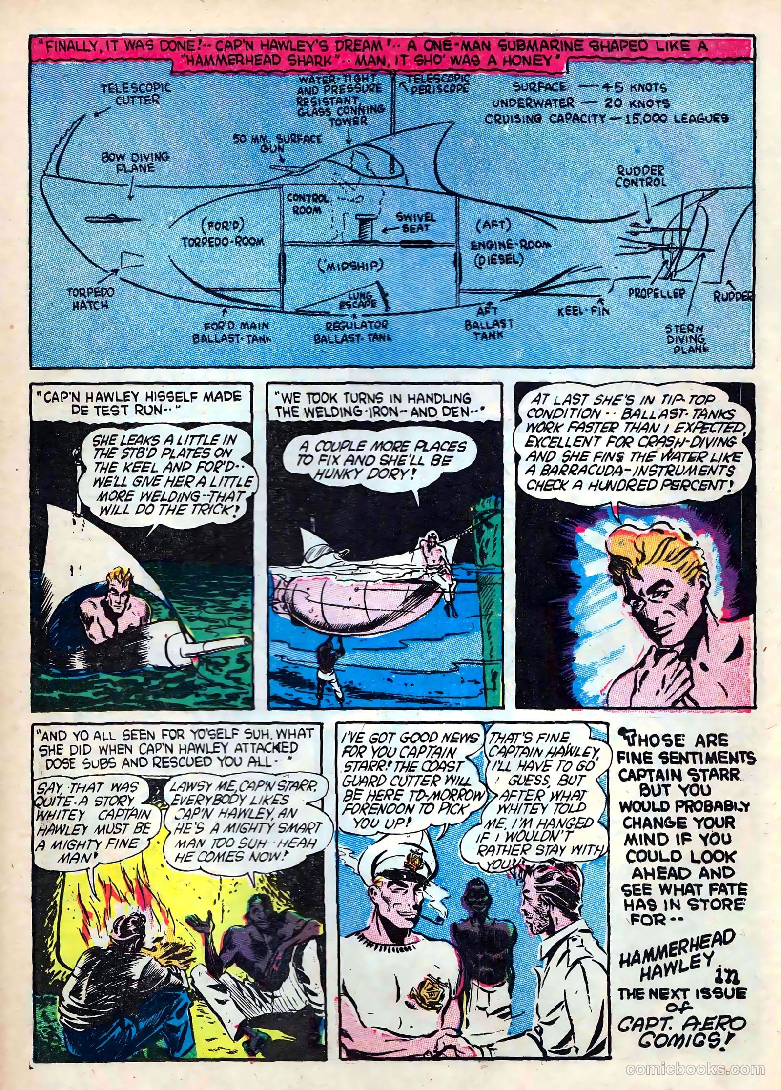 Captain Aero Comics #9 (1941) — page 49 of 68
