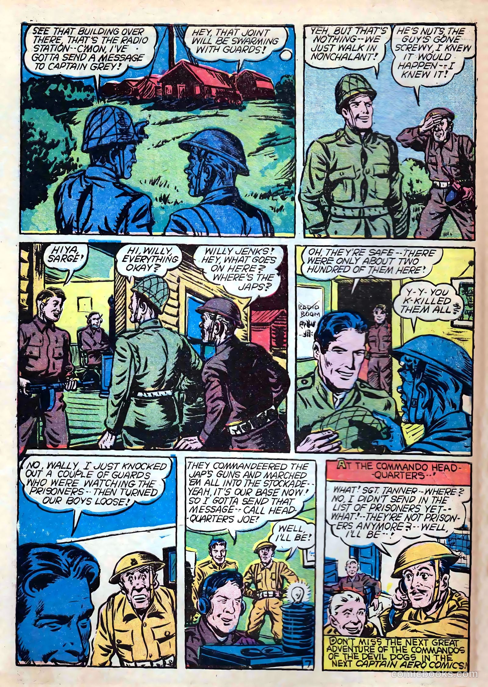Captain Aero Comics #9 (1941) — page 56 of 68