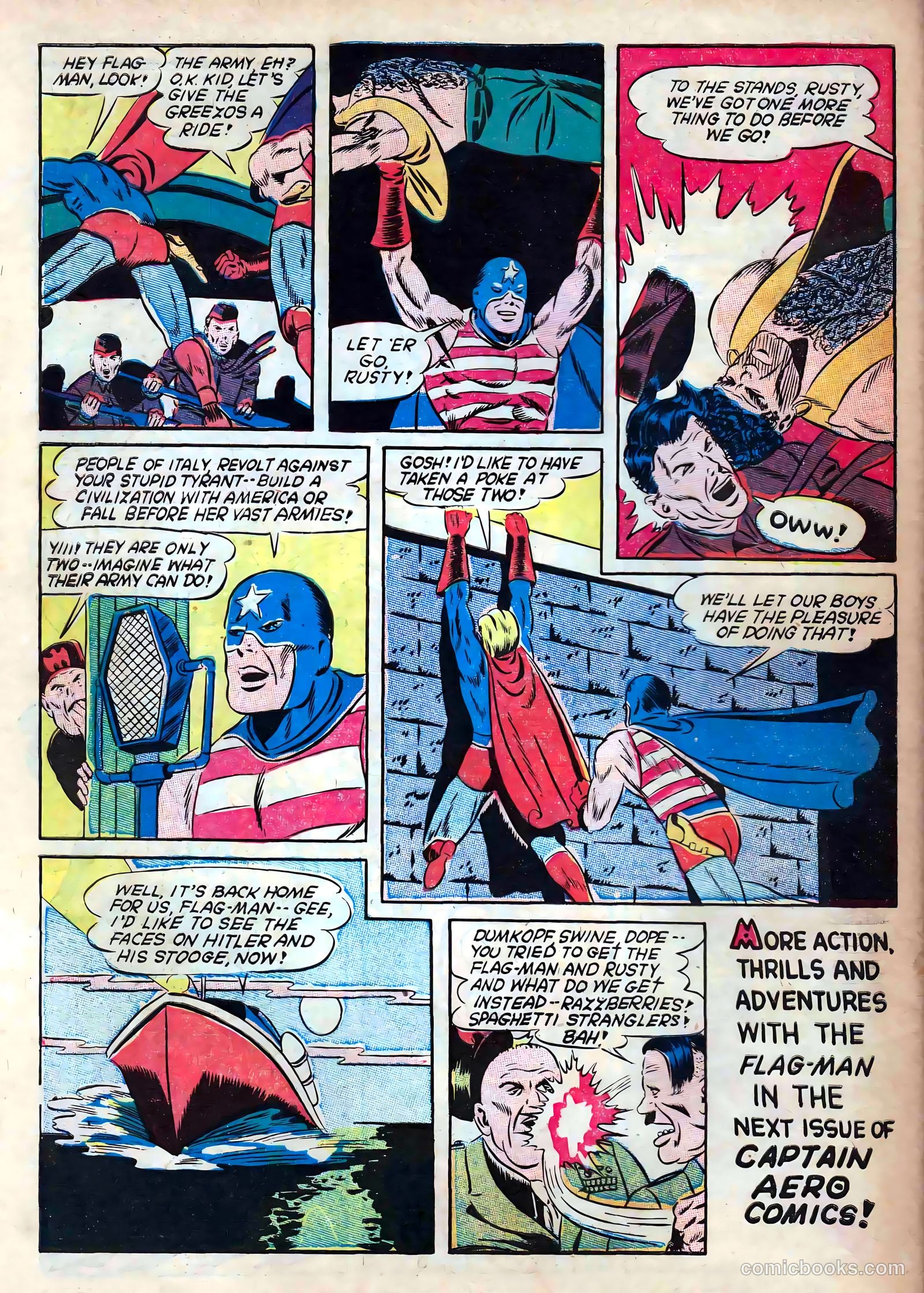 Captain Aero Comics #9 (1941) — page 66 of 68