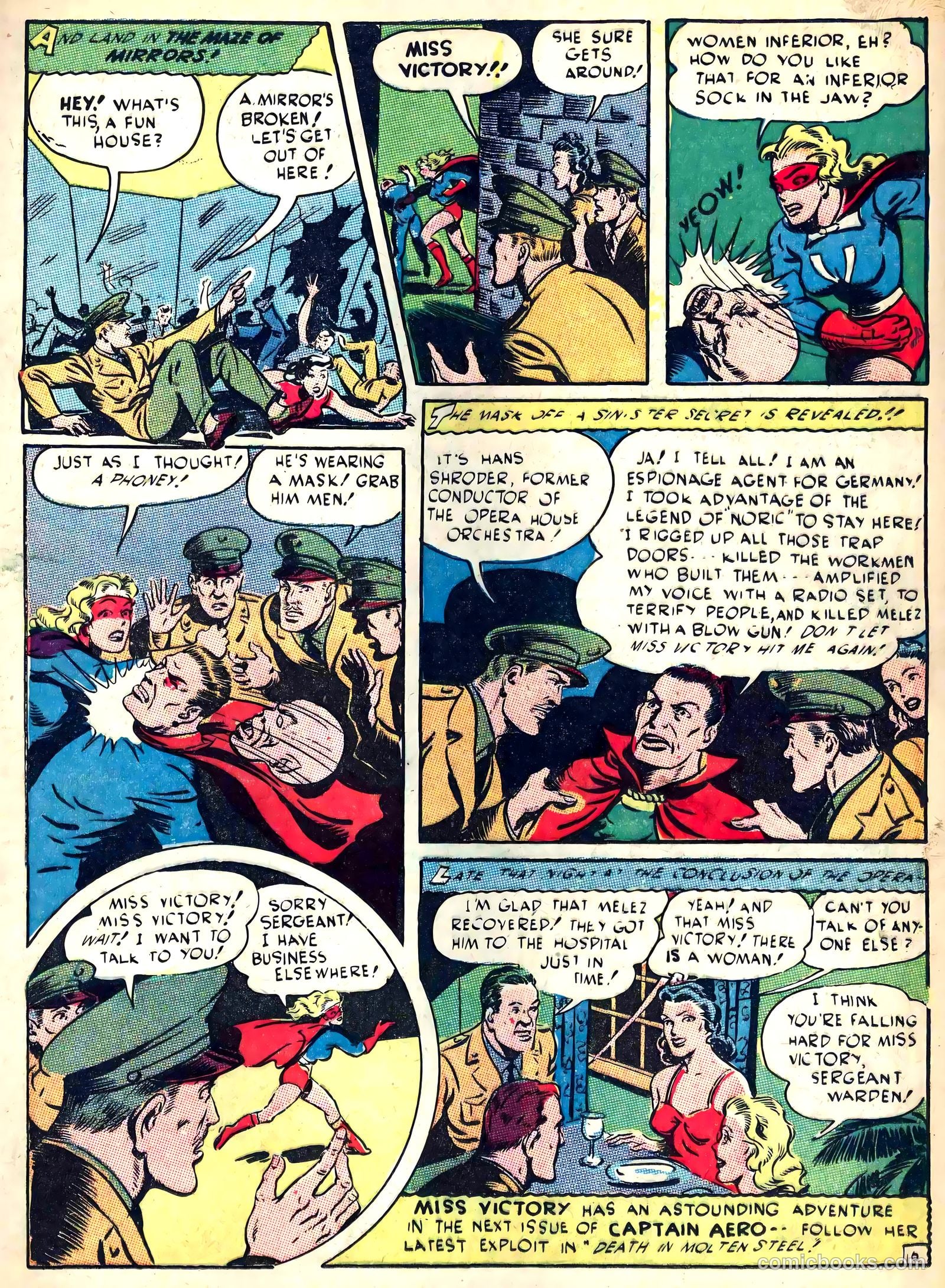 Captain Aero Comics #13 (1941) — page 23 of 60