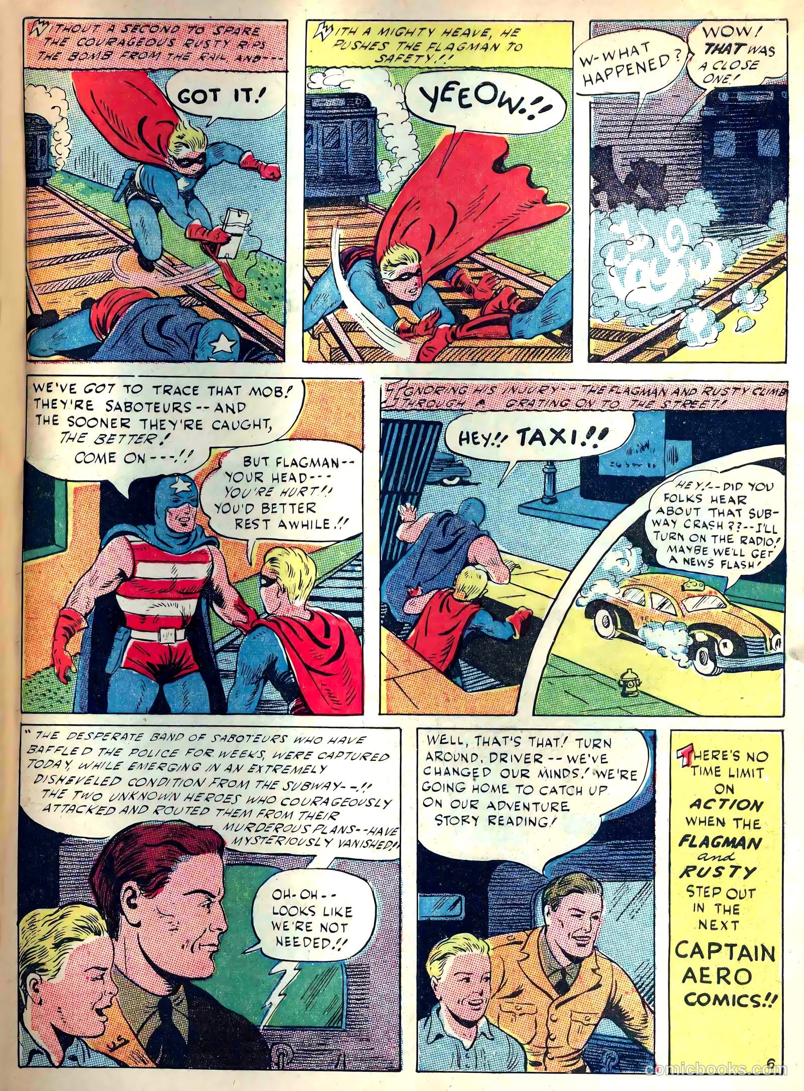 Captain Aero Comics #13 (1941) — page 57 of 60