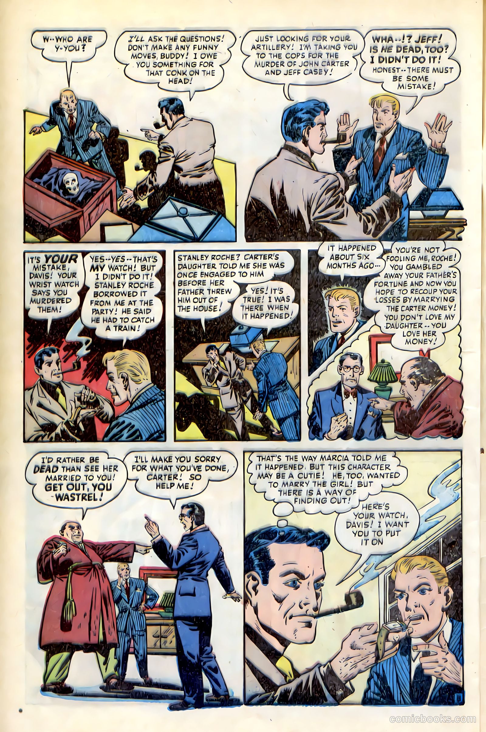 Super-Mystery Comics v8 #4 — page 32 of 36