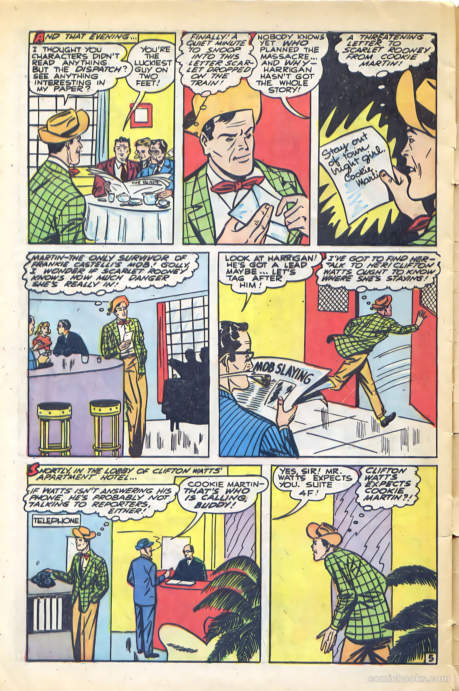 Super-Mystery Comics v8 #6 — page 32 of 36