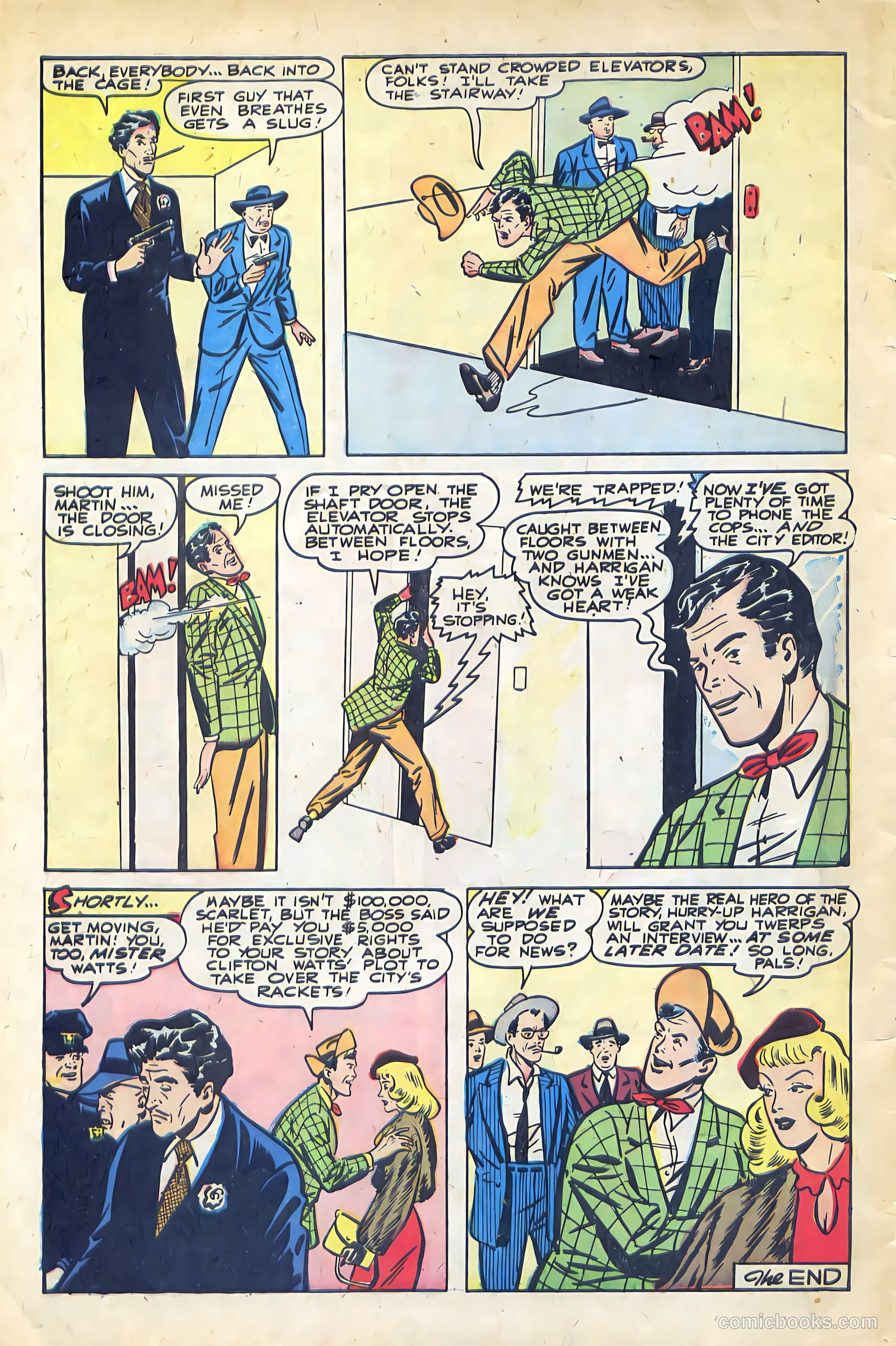 Super-Mystery Comics v8 #6 — page 34 of 36