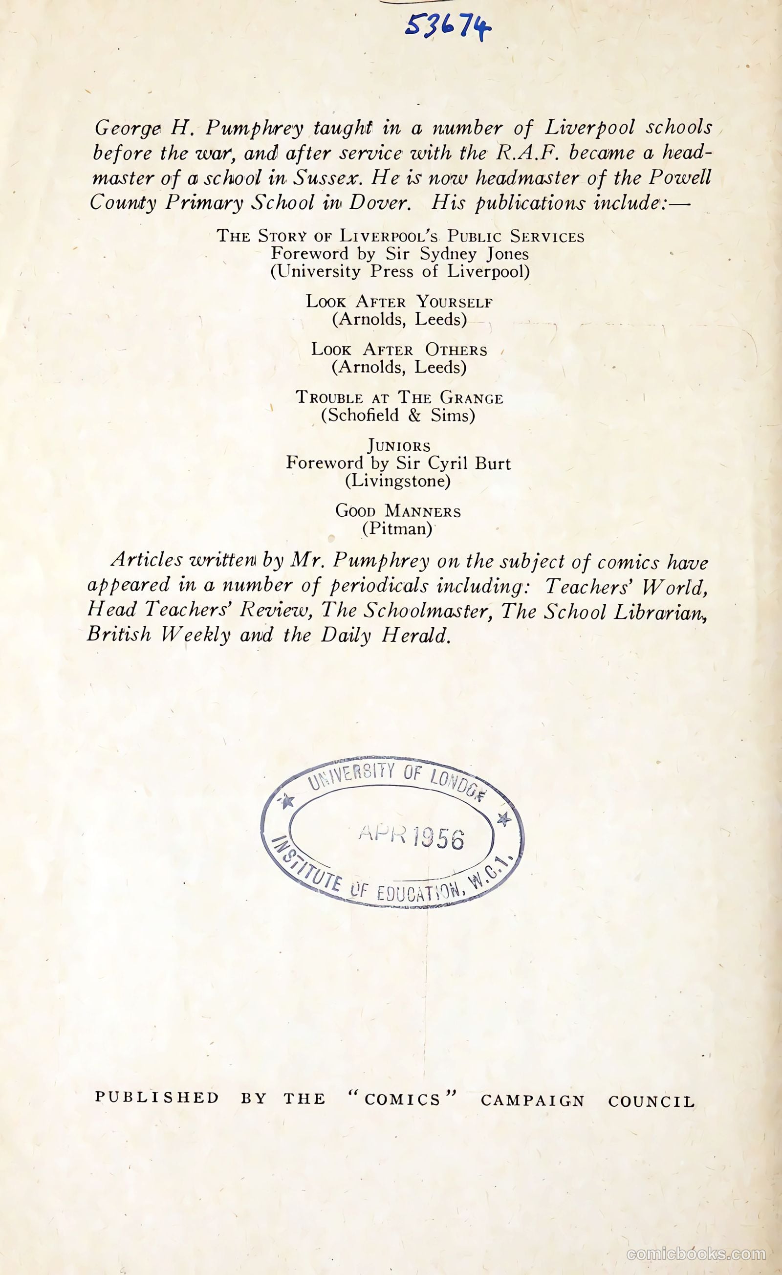 comics and your children george h pumphrey comics campaign council uk #nn (1954) — page 2 of 24