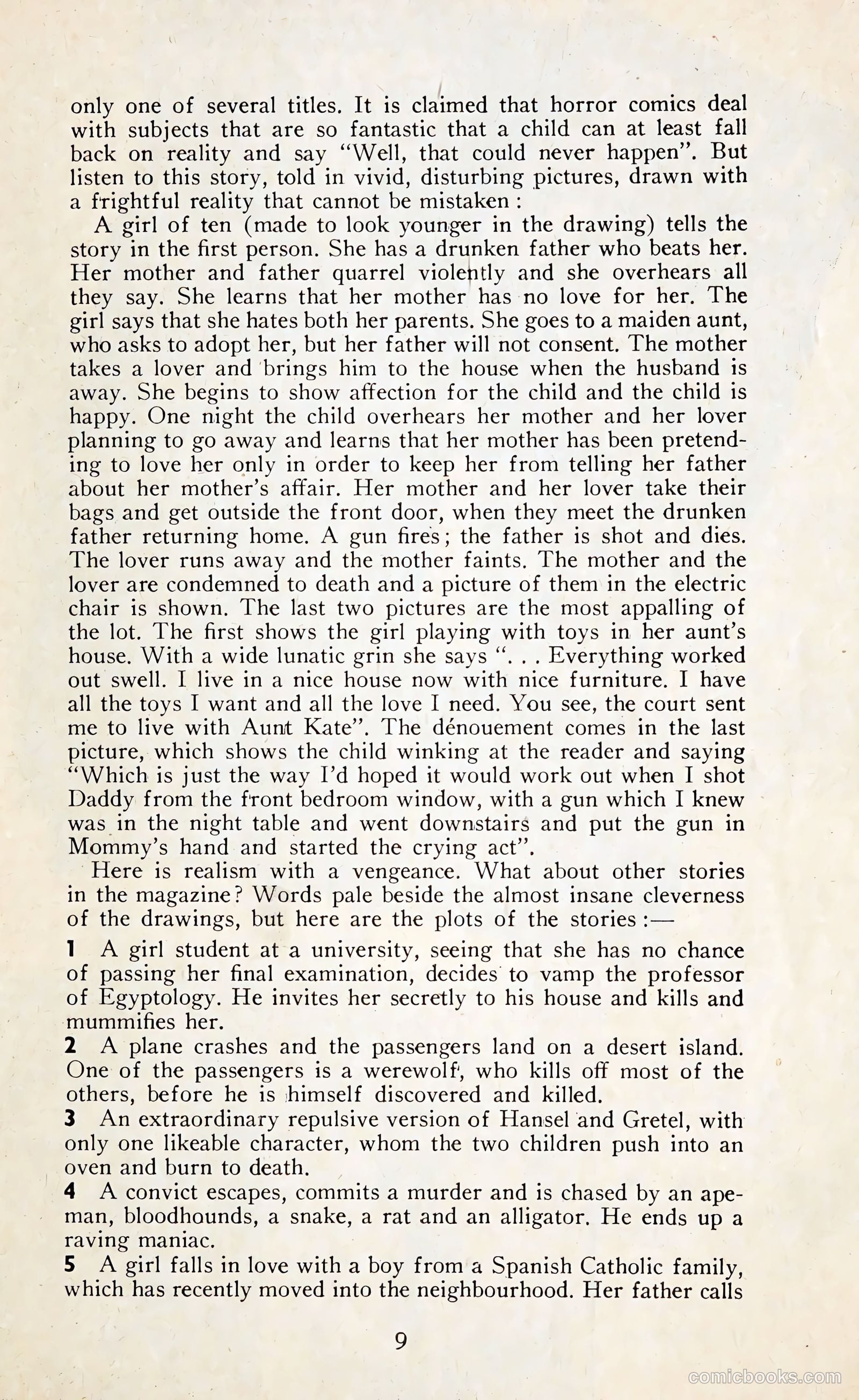 comics and your children george h pumphrey comics campaign council uk #nn (1954) — page 9 of 24