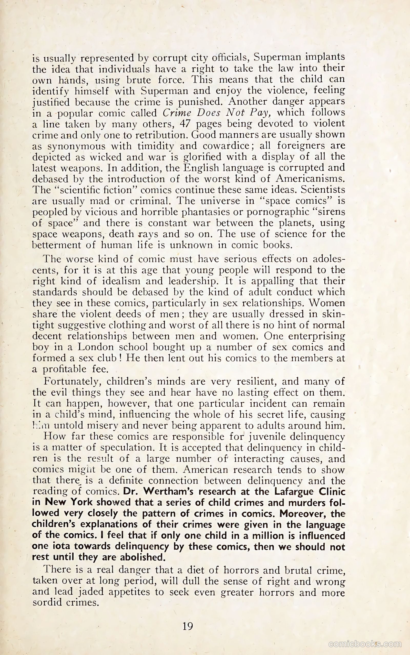 comics and your children george h pumphrey comics campaign council uk #nn (1954) — page 19 of 24