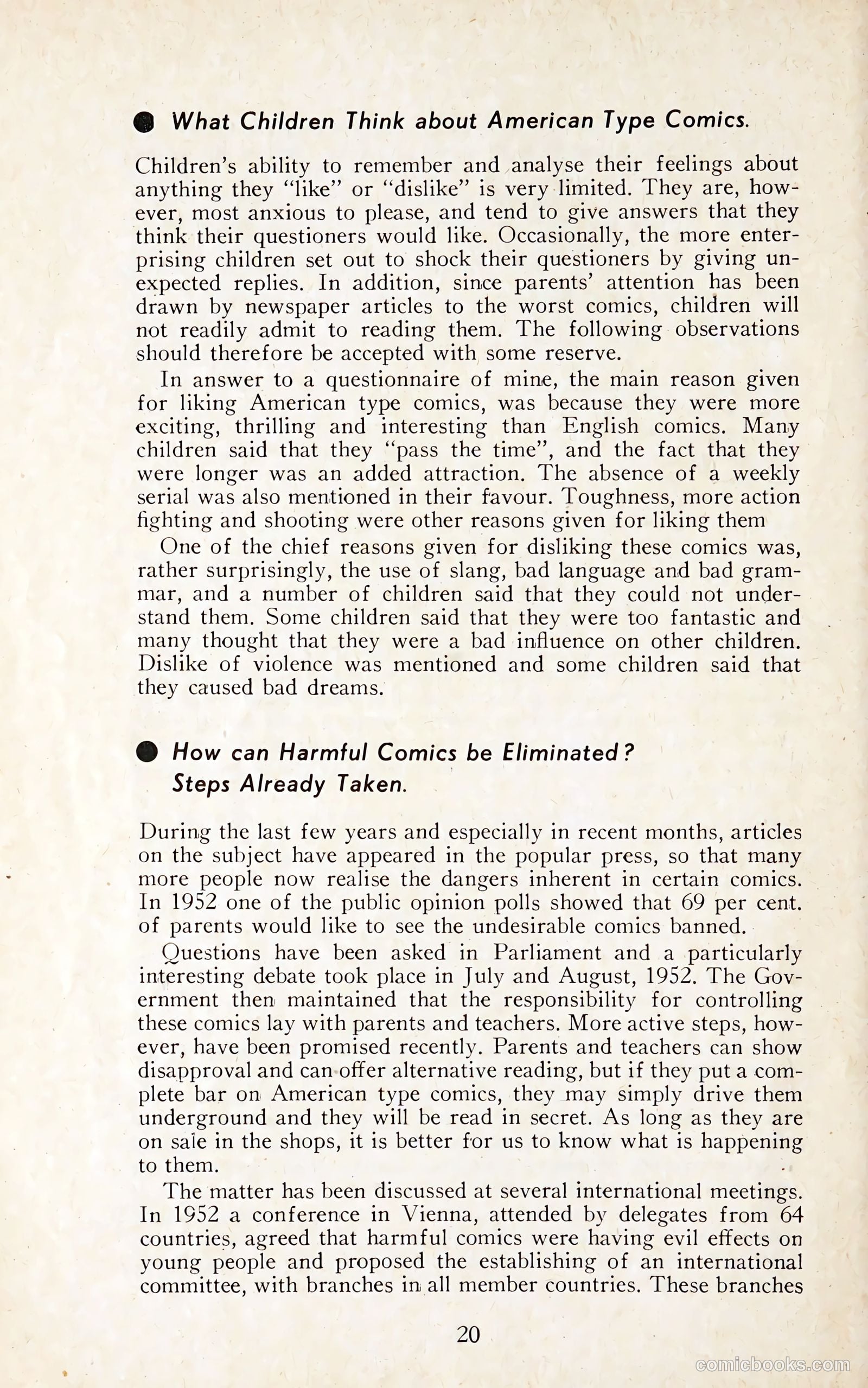 comics and your children george h pumphrey comics campaign council uk #nn (1954) — page 20 of 24