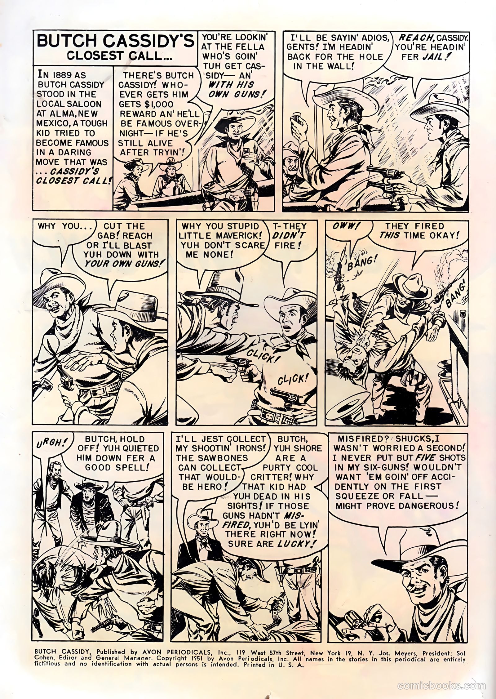 Butch Cassidy #nn (1971) — page 2 of 37