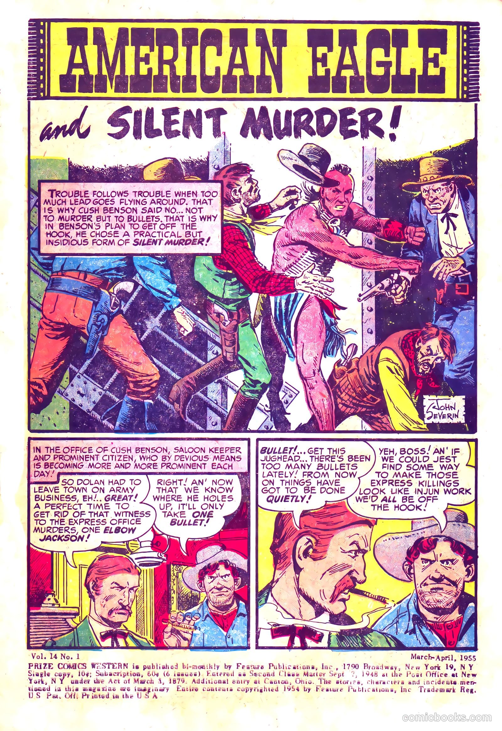 Prize Comics Western #110 (1950) — page 3 of 36