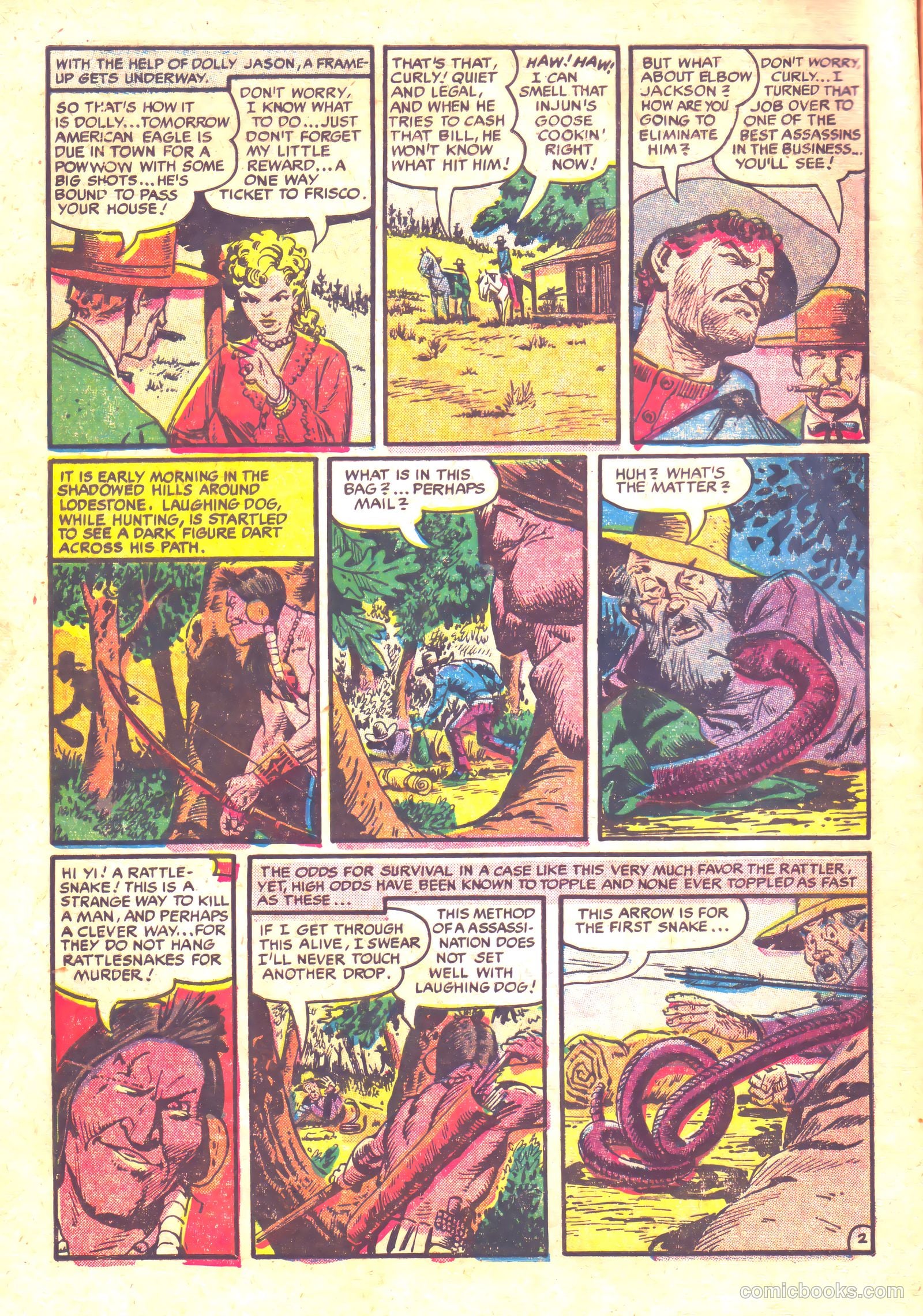 Prize Comics Western #110 (1950) — page 4 of 36
