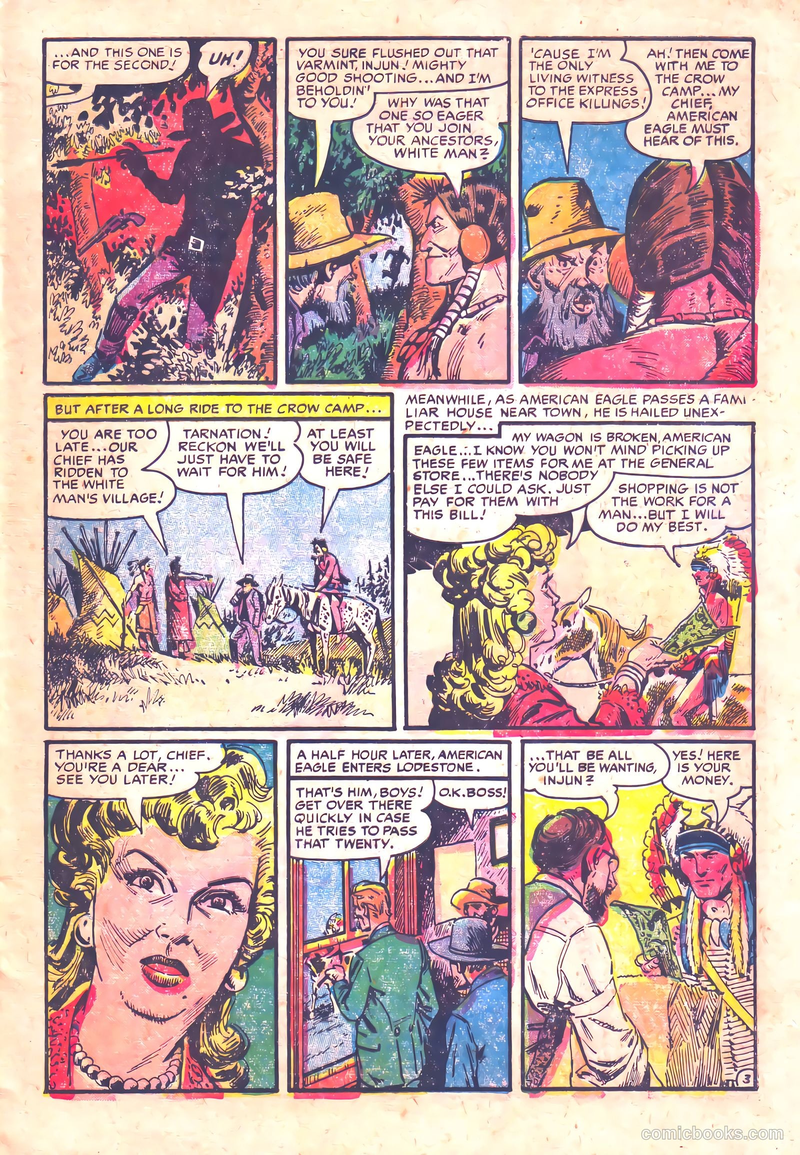 Prize Comics Western #110 (1950) — page 5 of 36