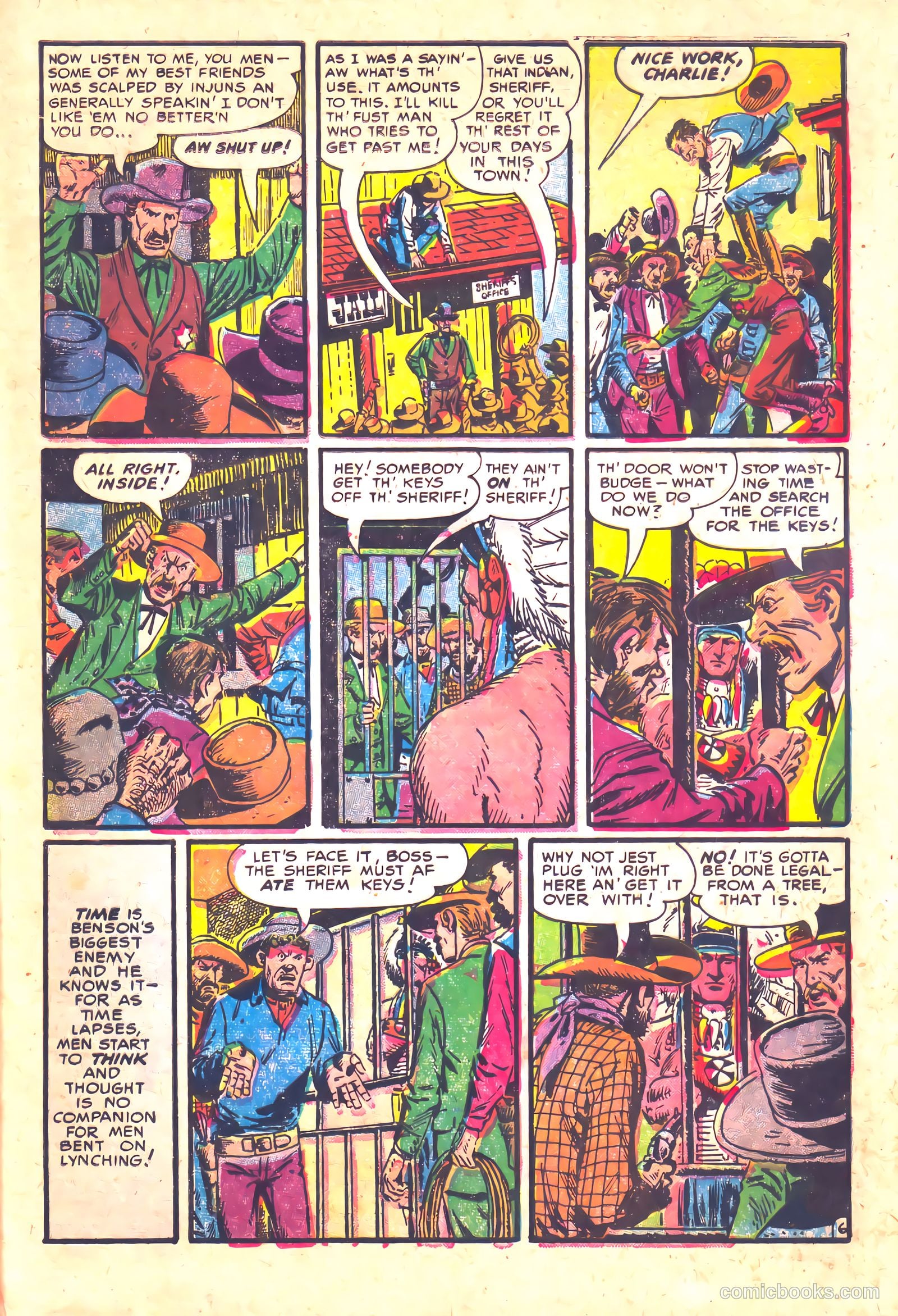 Prize Comics Western #110 (1950) — page 9 of 36