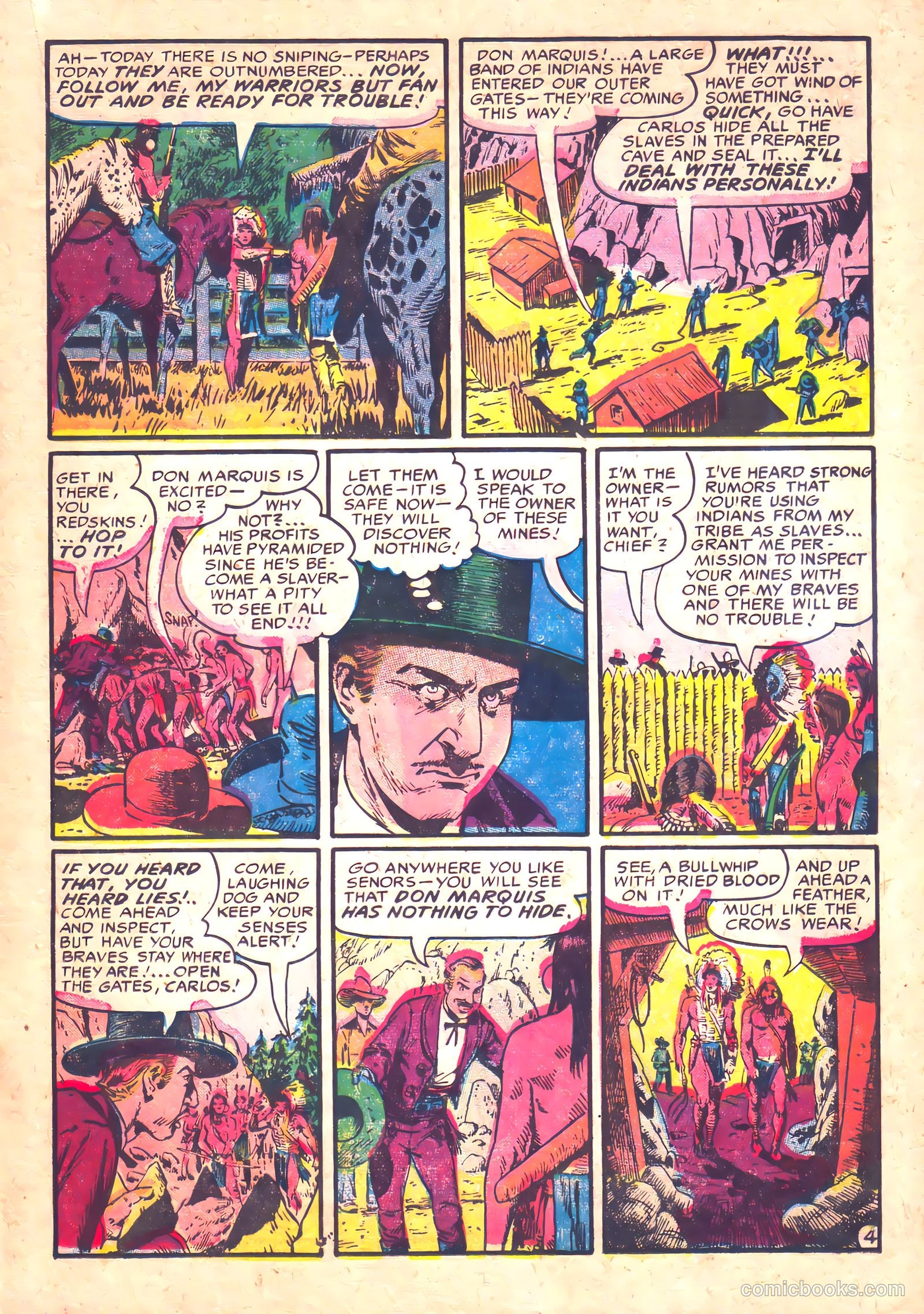 Prize Comics Western #110 (1950) — page 17 of 36