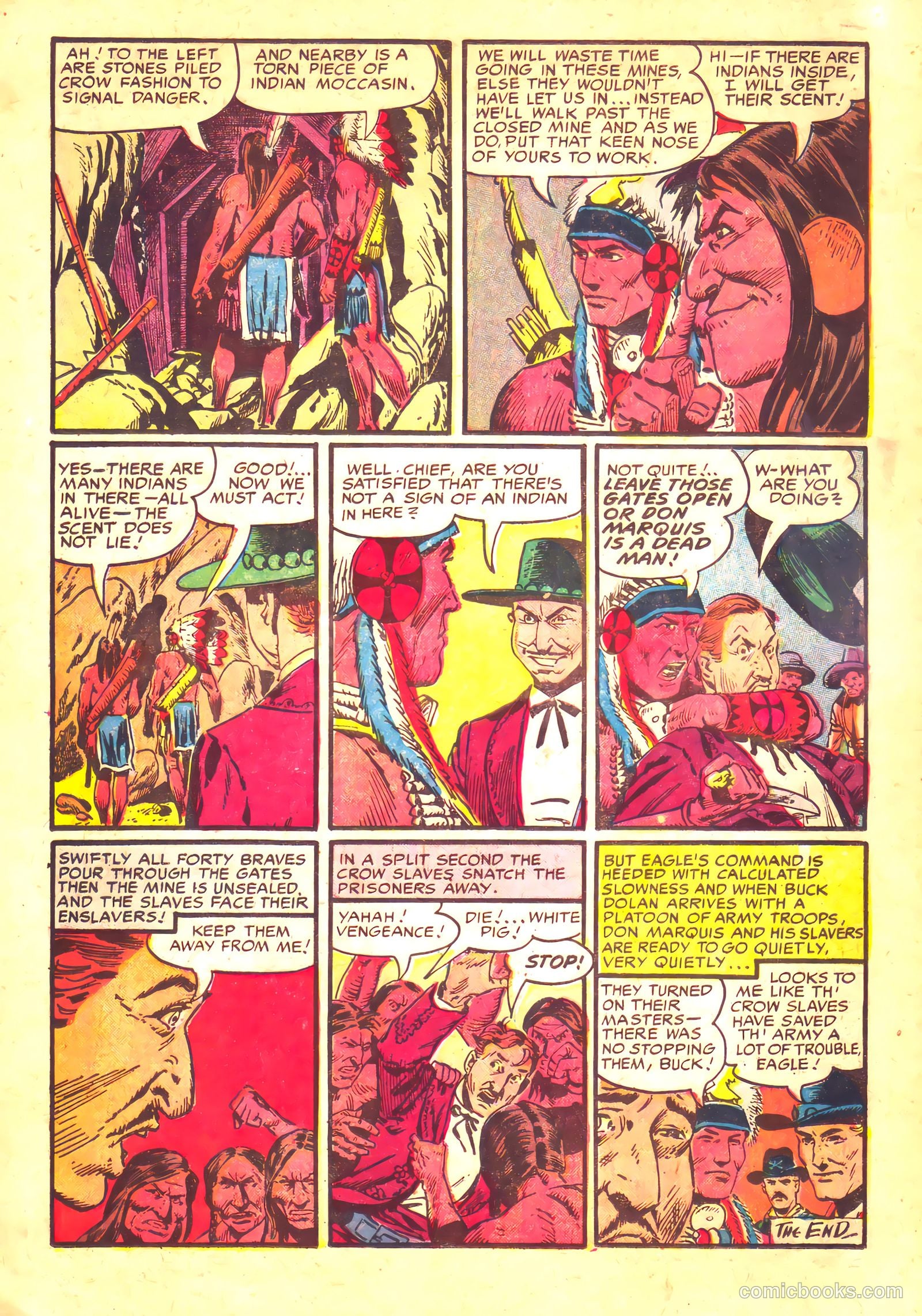 Prize Comics Western #110 (1950) — page 18 of 36