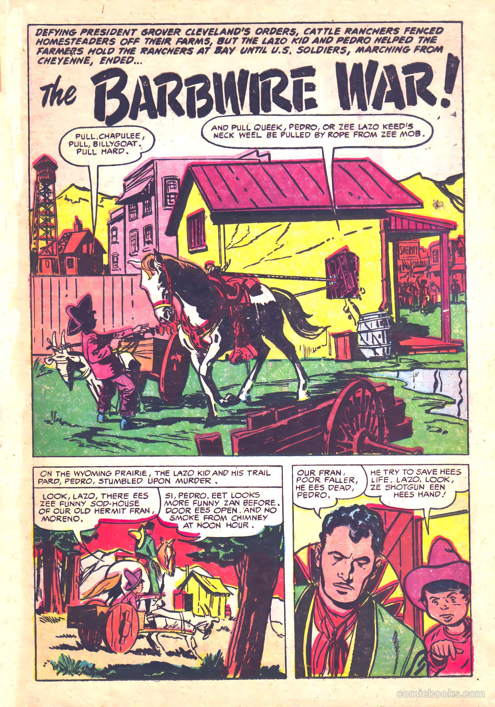 Prize Comics Western #110 (1950) — page 21 of 36