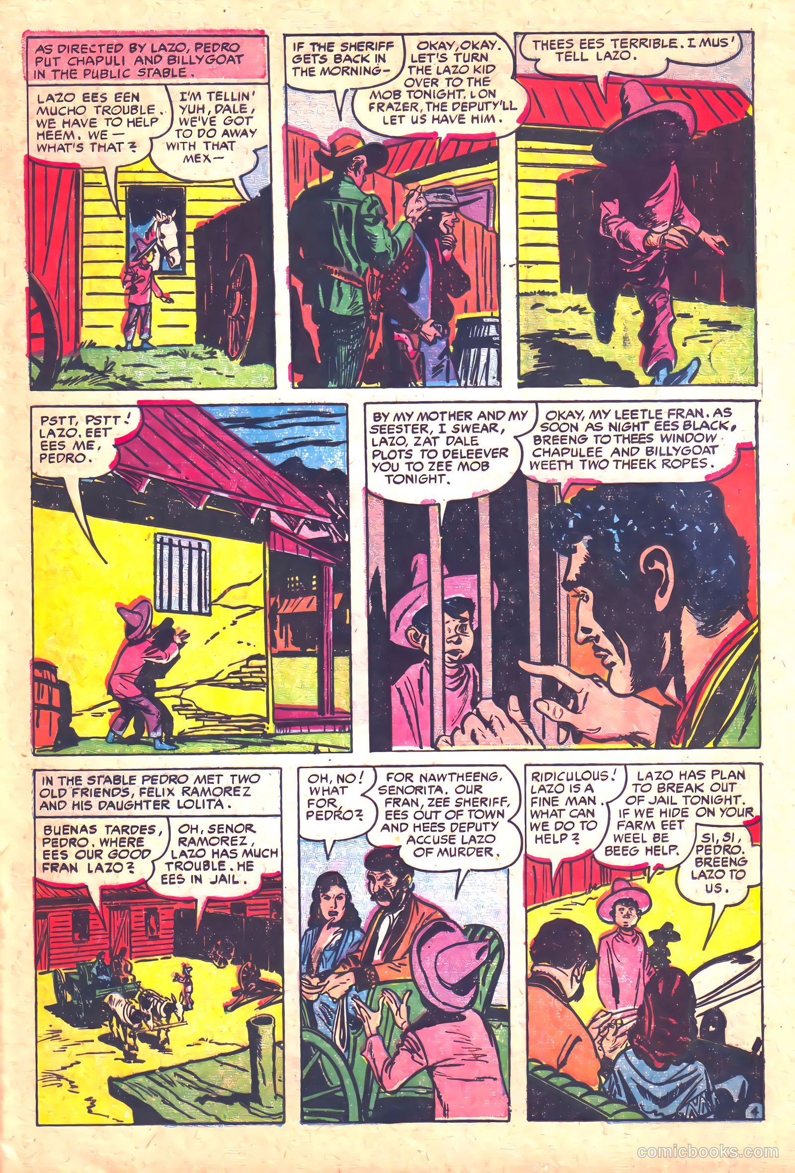 Prize Comics Western #110 (1950) — page 25 of 36