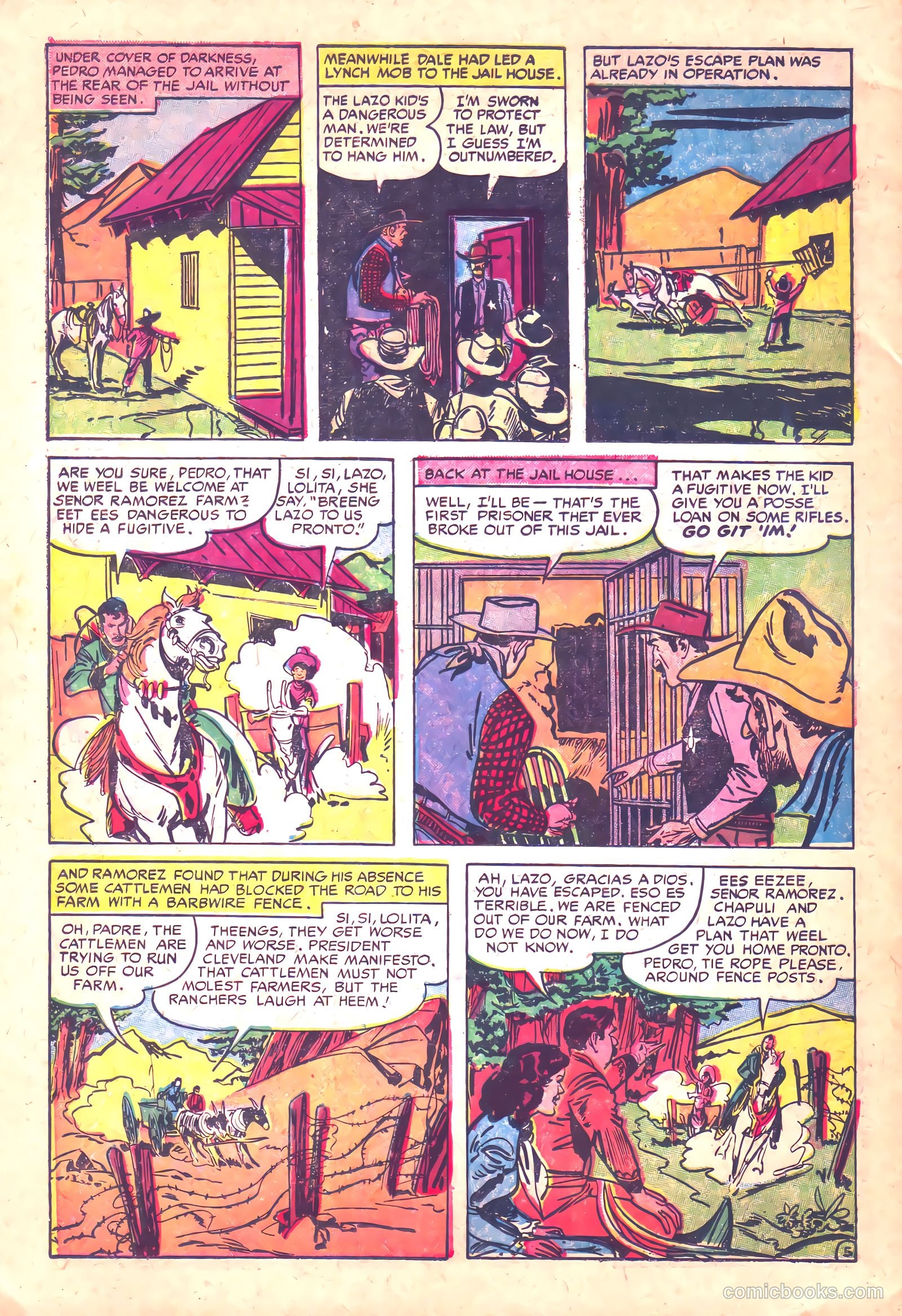 Prize Comics Western #110 (1950) — page 26 of 36