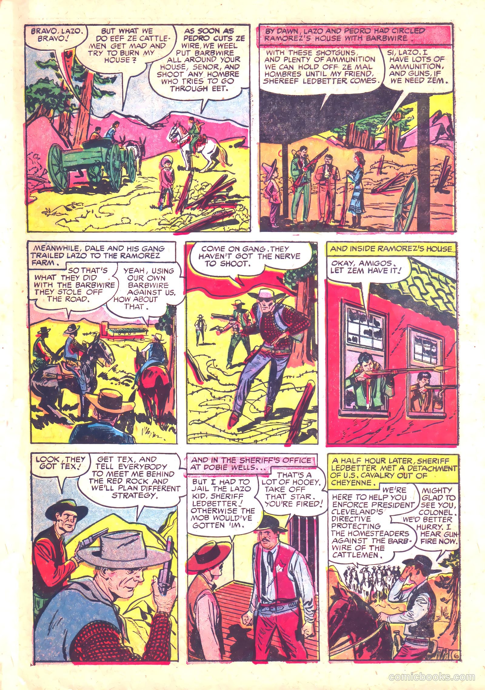 Prize Comics Western #110 (1950) — page 27 of 36