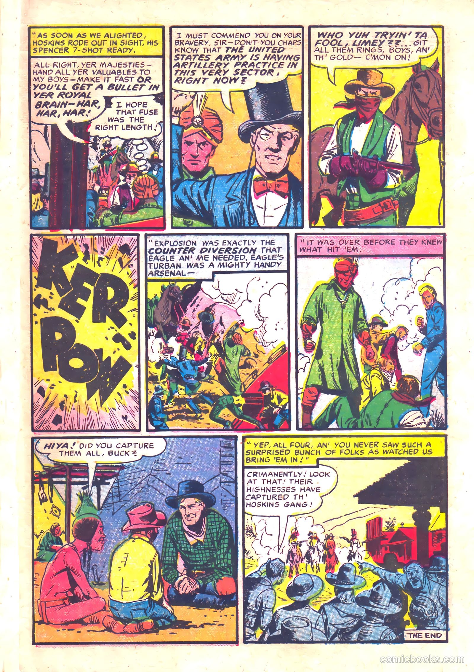 Prize Comics Western #110 (1950) — page 33 of 36