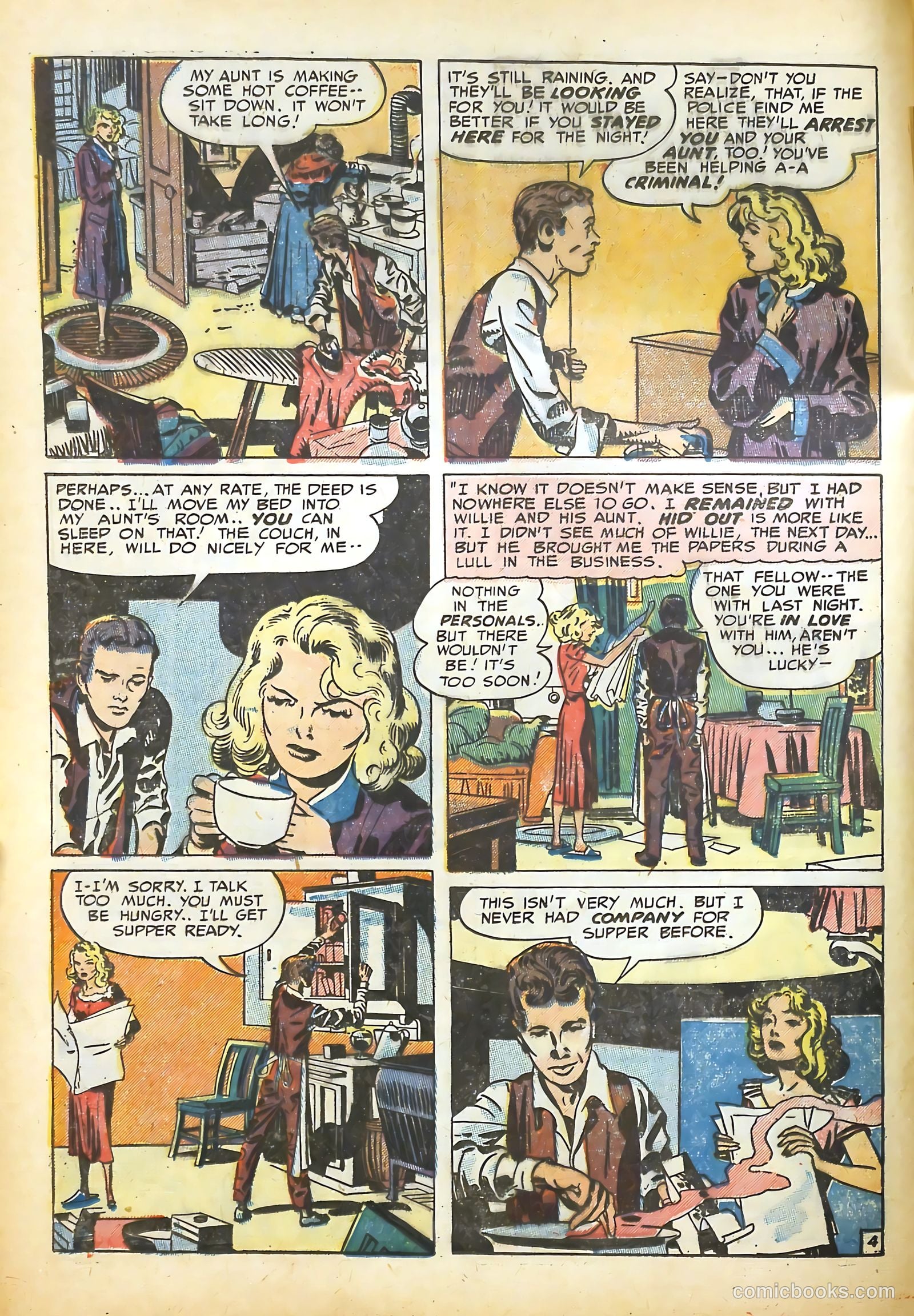Young Romance #45 (1953) — page 6 of 53
