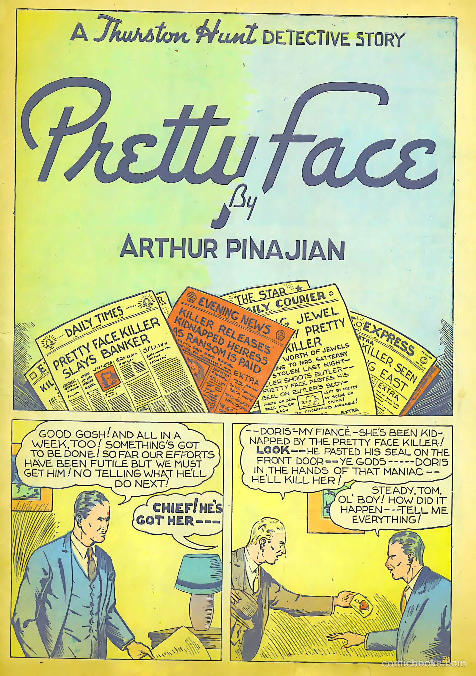 Keen Detective Funnies 4 v1 #11 — page 8 of 49