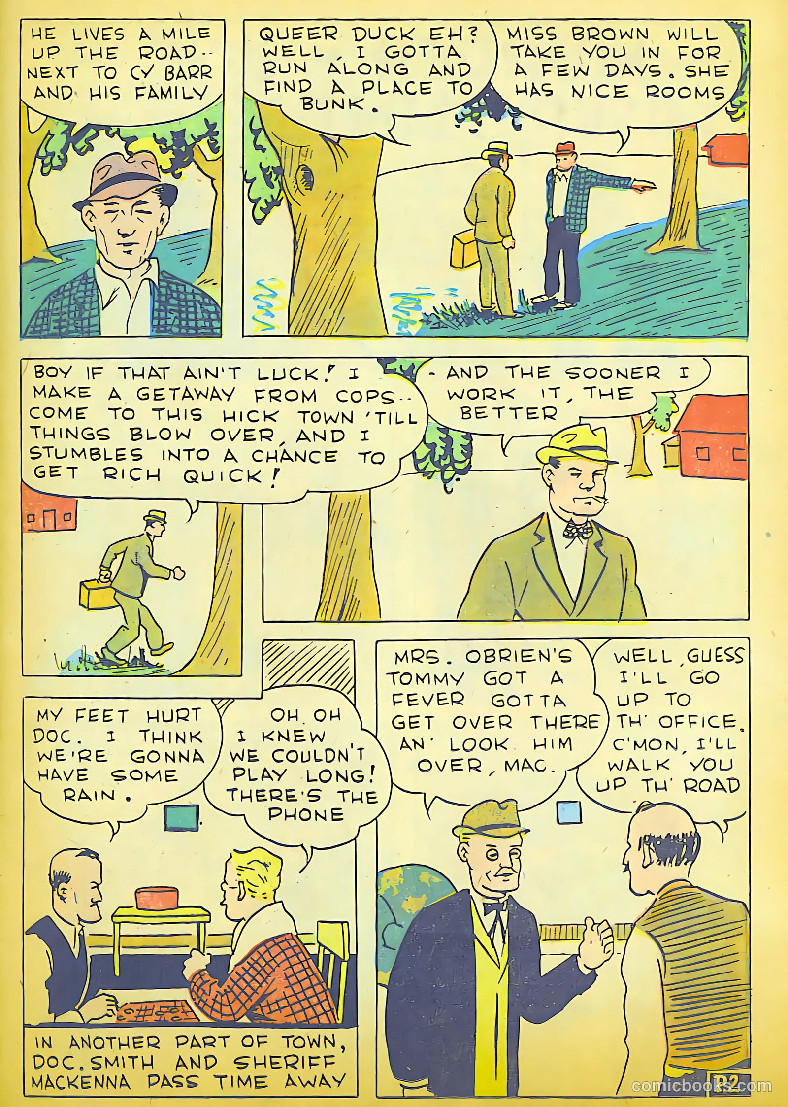 Keen Detective Funnies 4 v1 #11 — page 36 of 49