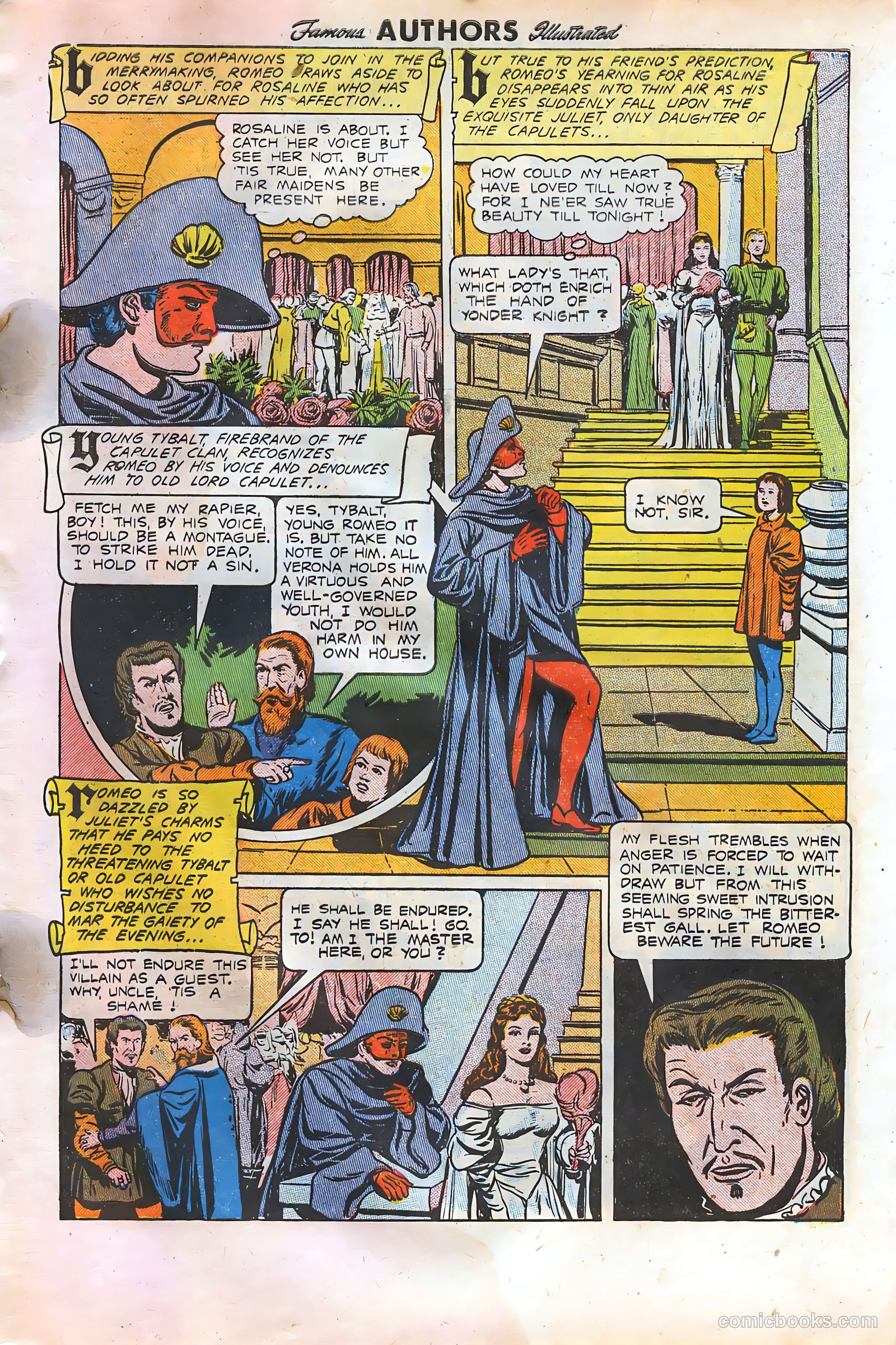 Stories By Famous Authors Illustrated 10 - Romeo and Juliet #1 — page 7 of 36