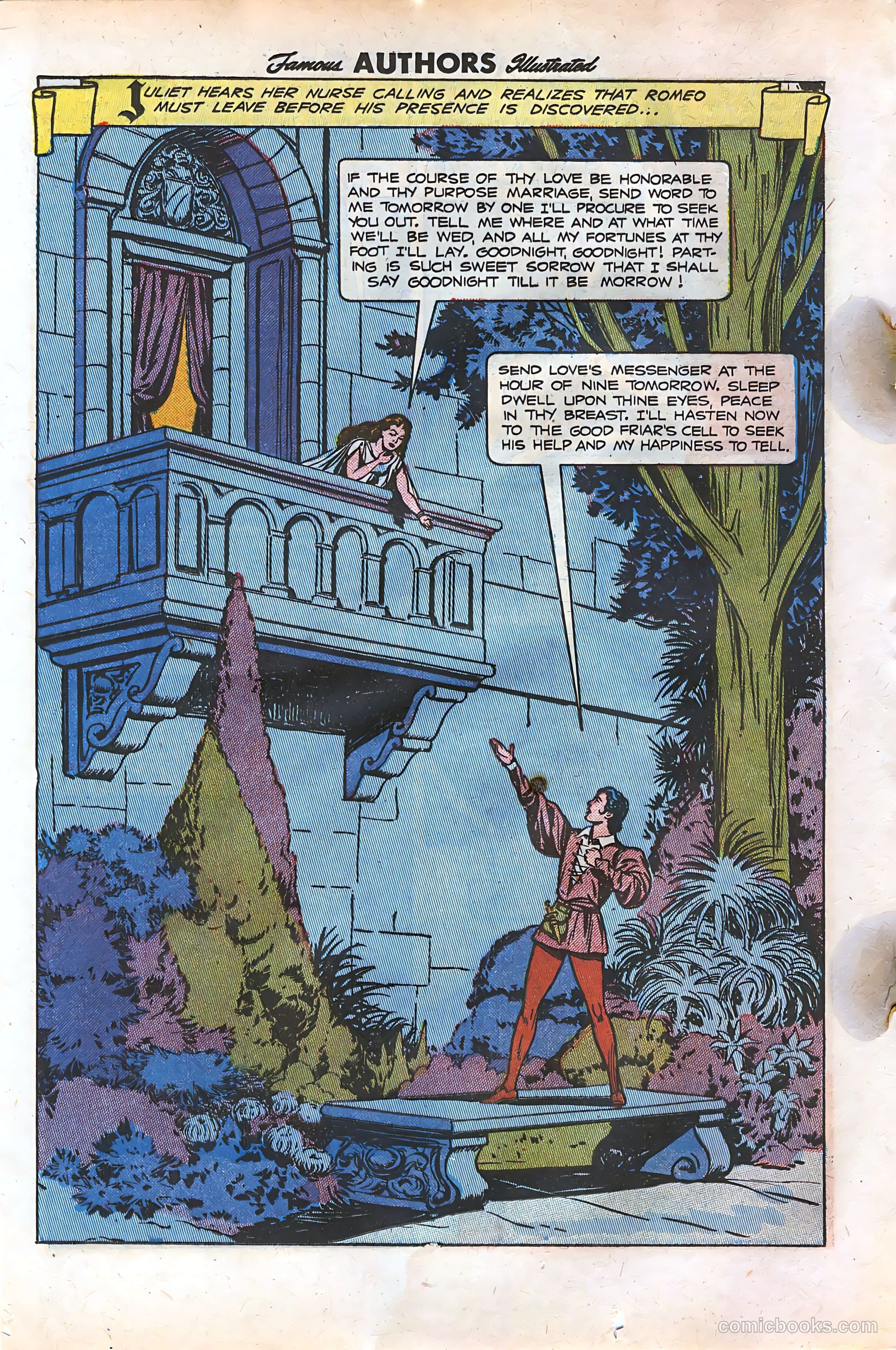 Stories By Famous Authors Illustrated 10 - Romeo and Juliet #1 — page 12 of 36