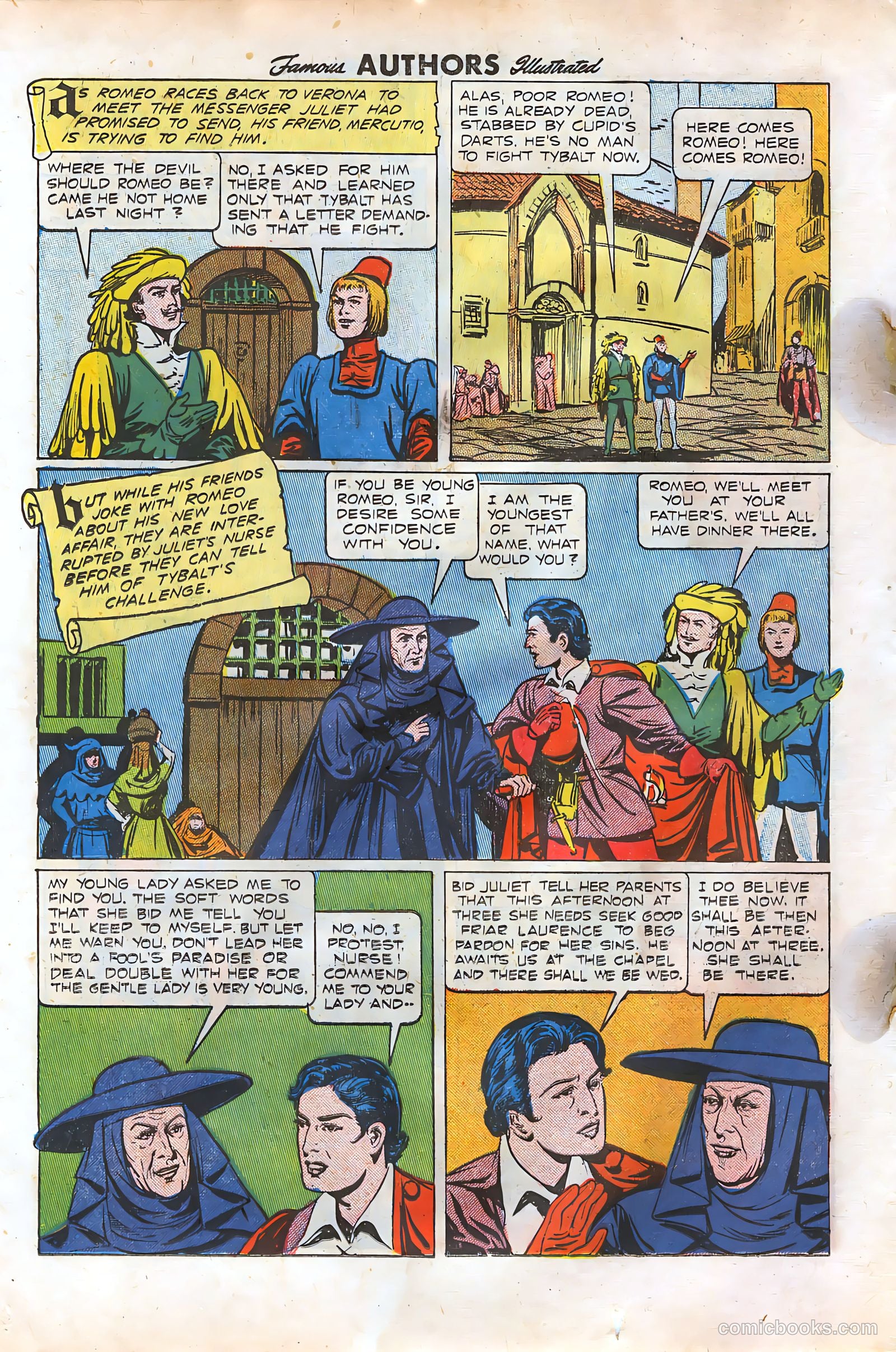 Stories By Famous Authors Illustrated 10 - Romeo and Juliet #1 — page 14 of 36