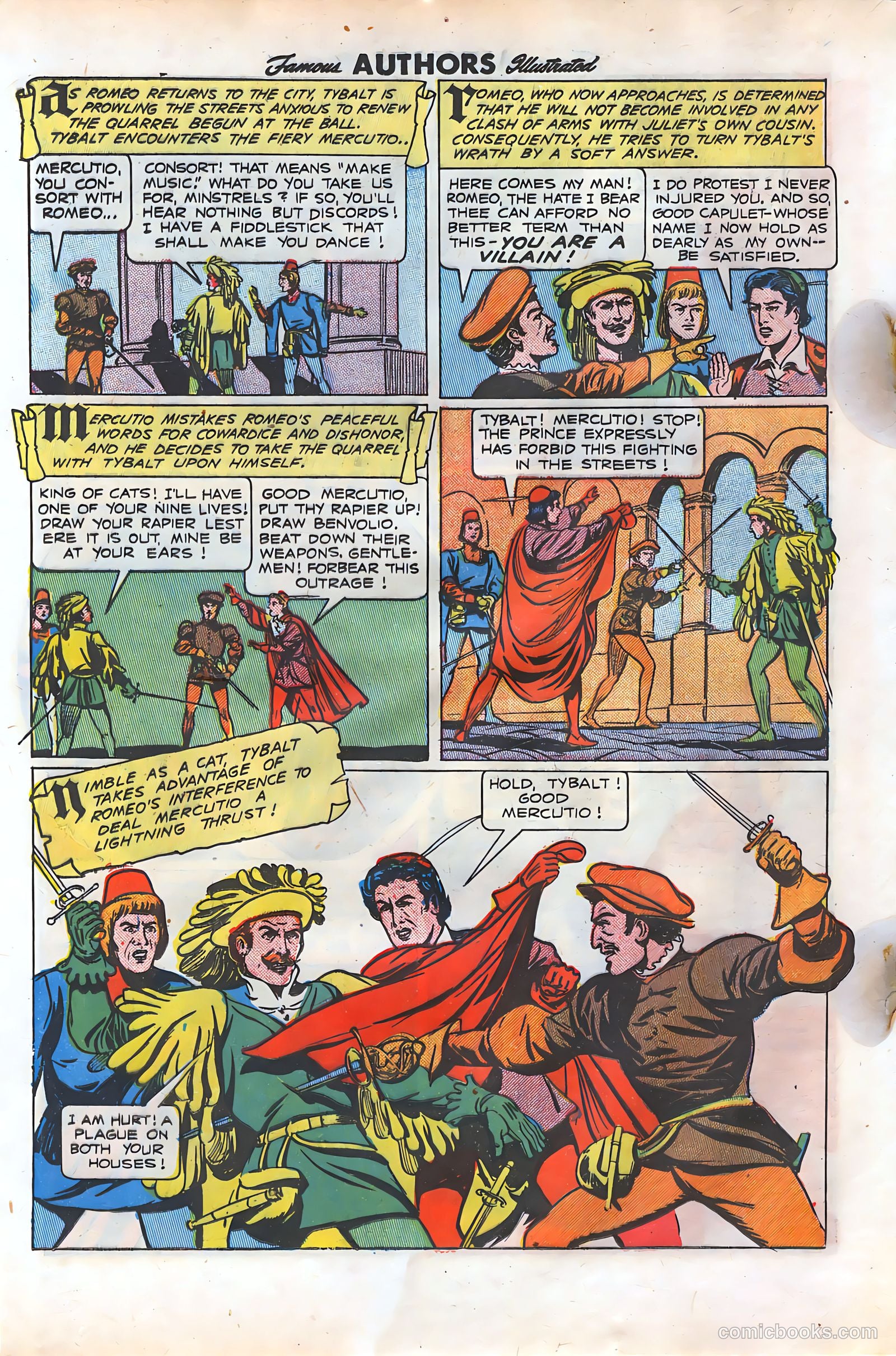 Stories By Famous Authors Illustrated 10 - Romeo and Juliet #1 — page 16 of 36
