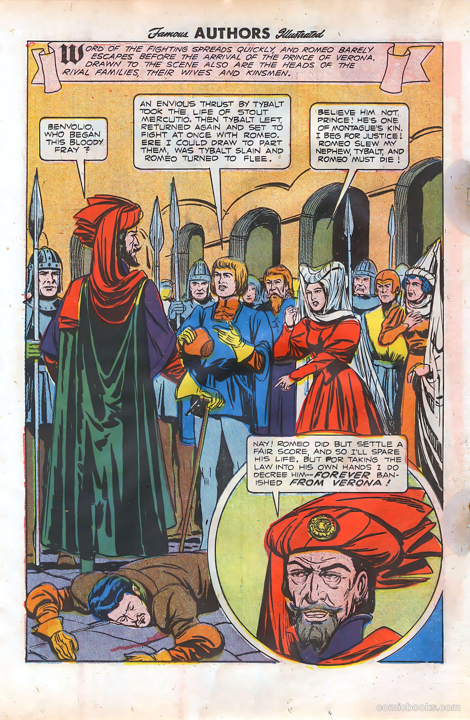 Stories By Famous Authors Illustrated 10 - Romeo and Juliet #1 — page 18 of 36