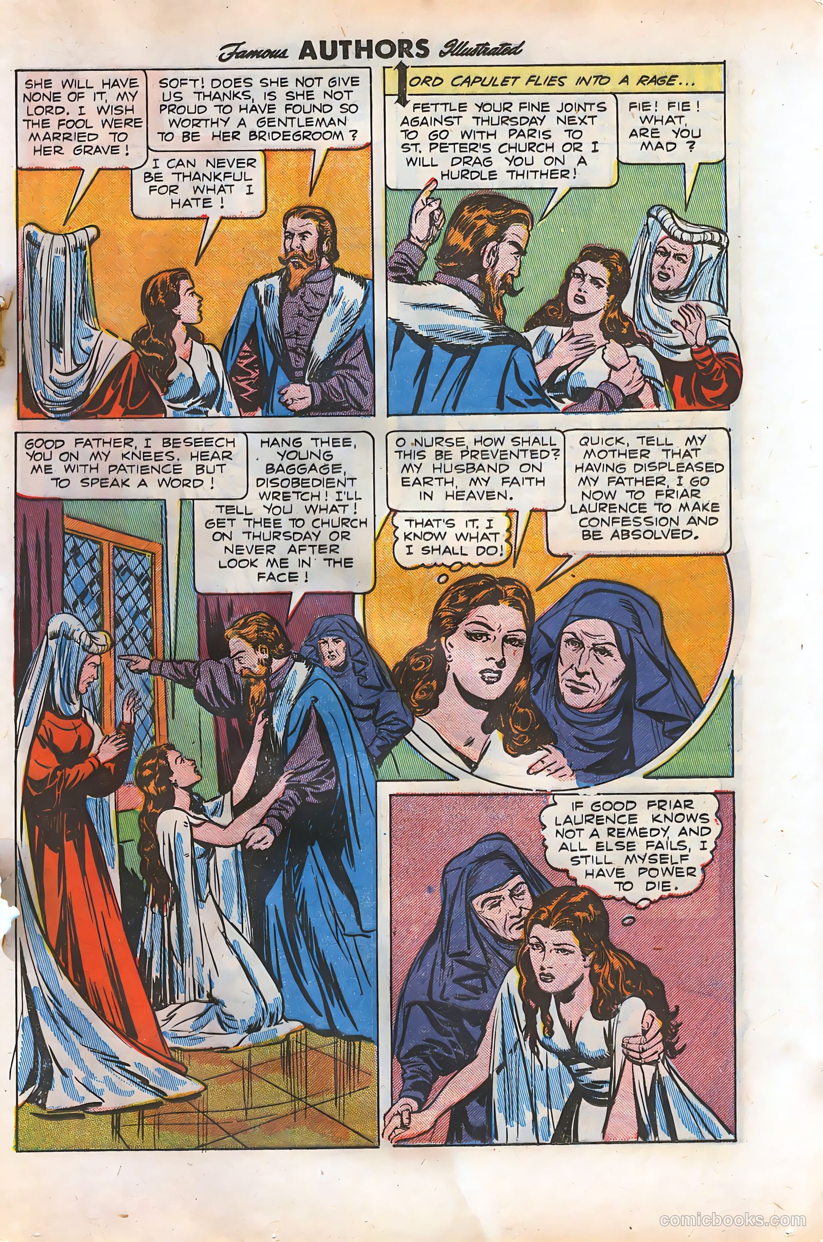Stories By Famous Authors Illustrated 10 - Romeo and Juliet #1 — page 21 of 36
