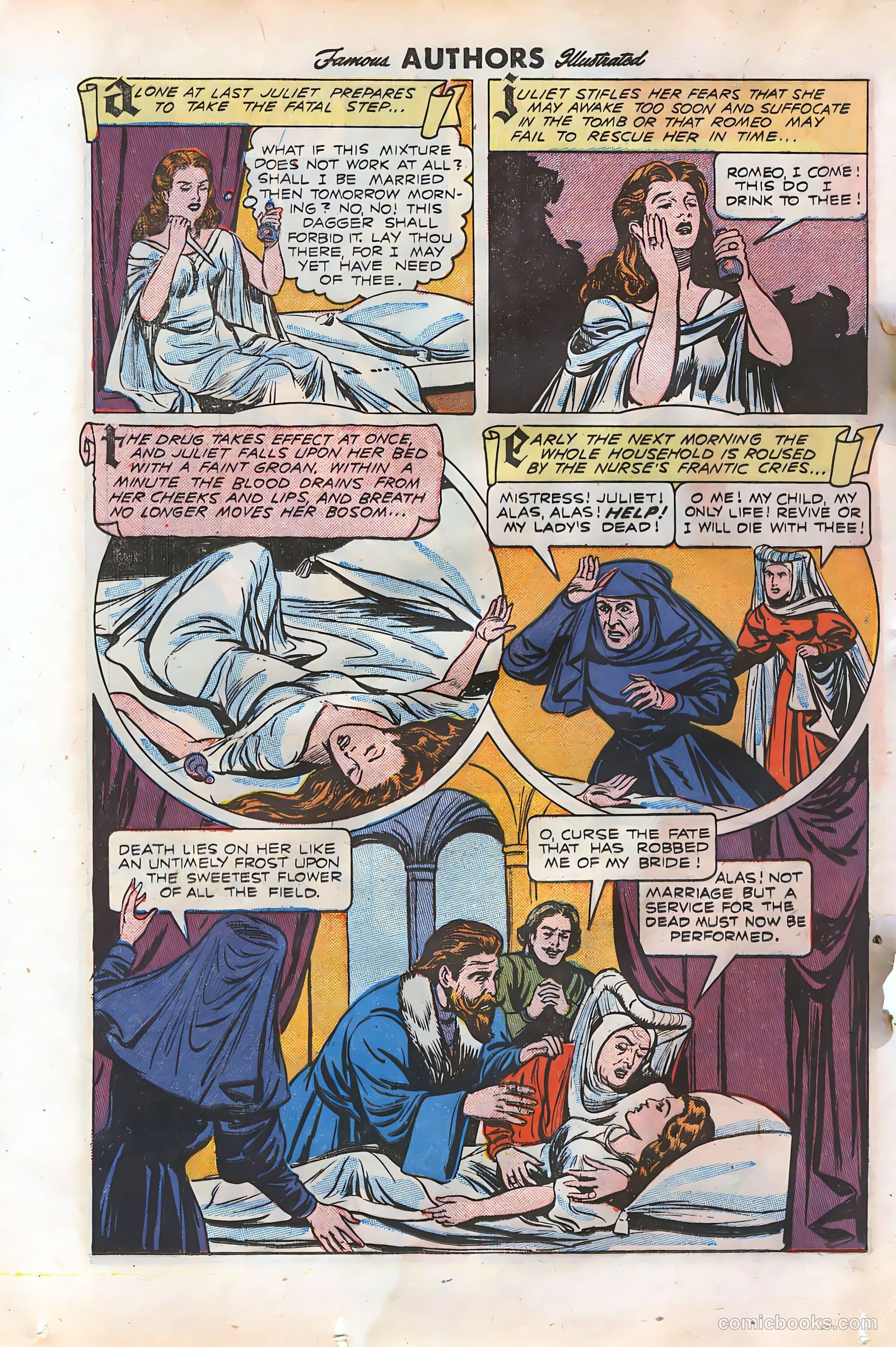 Stories By Famous Authors Illustrated 10 - Romeo and Juliet #1 — page 24 of 36