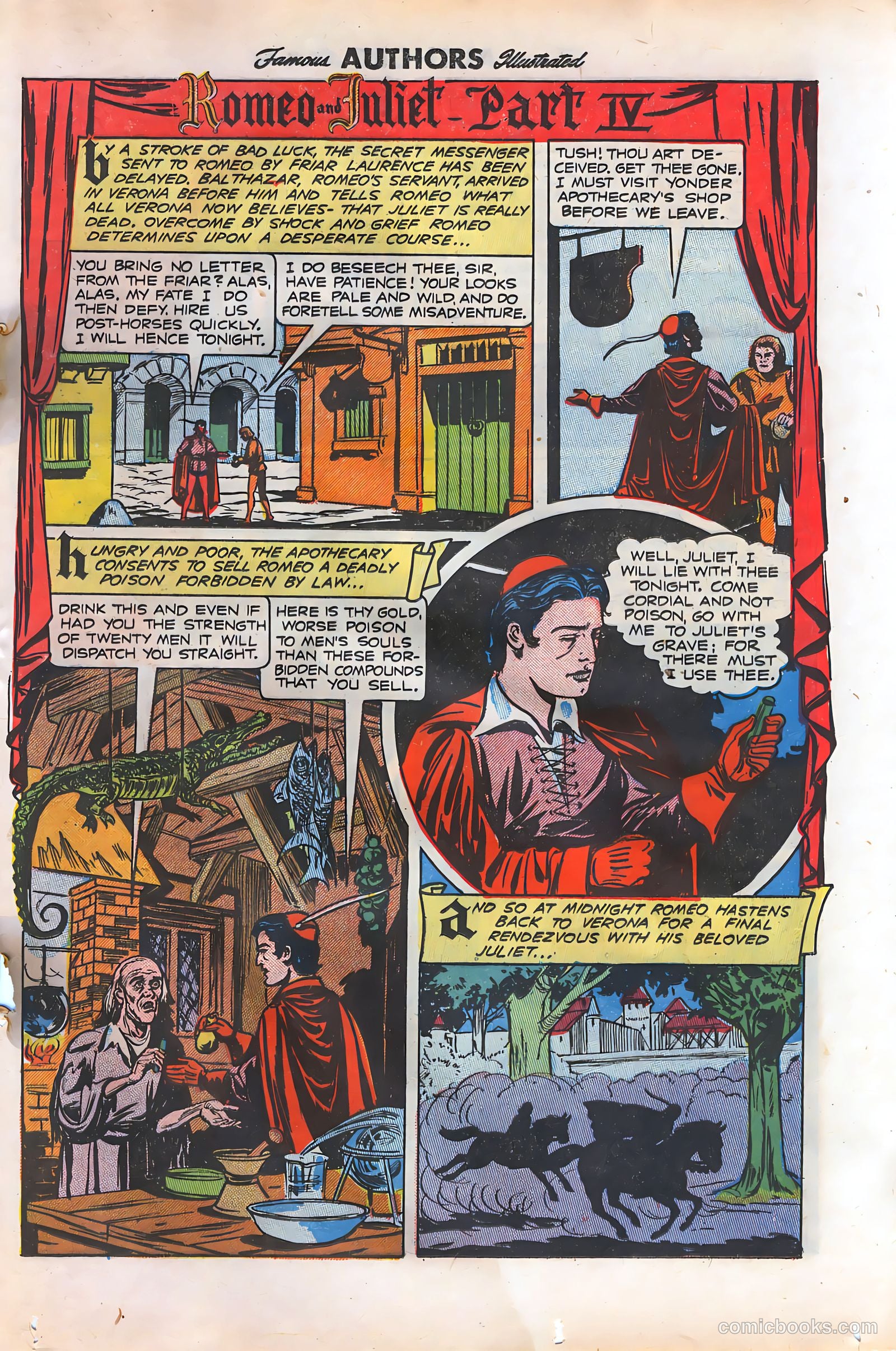Stories By Famous Authors Illustrated 10 - Romeo and Juliet #1 — page 25 of 36