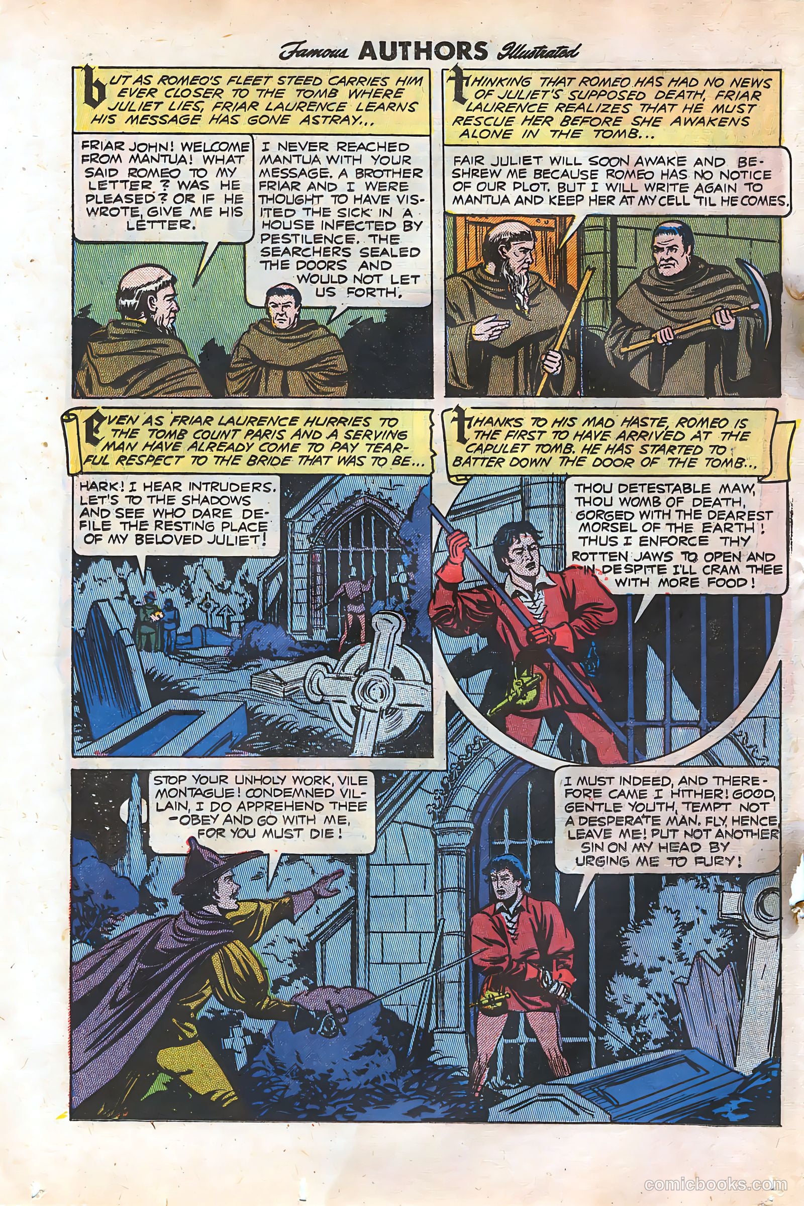 Stories By Famous Authors Illustrated 10 - Romeo and Juliet #1 — page 26 of 36