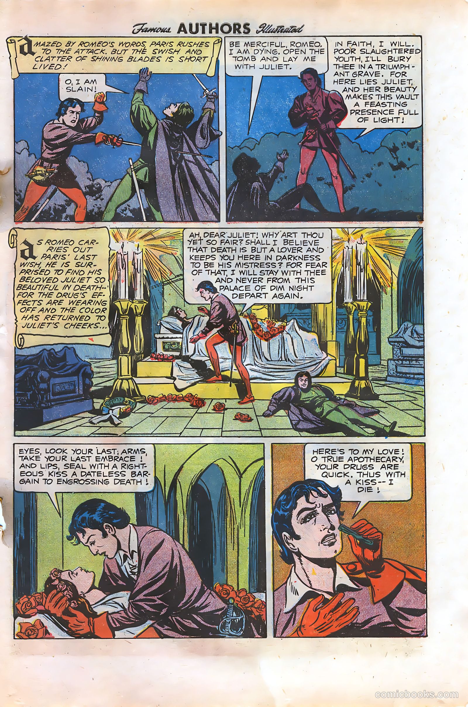 Stories By Famous Authors Illustrated 10 - Romeo and Juliet #1 — page 27 of 36