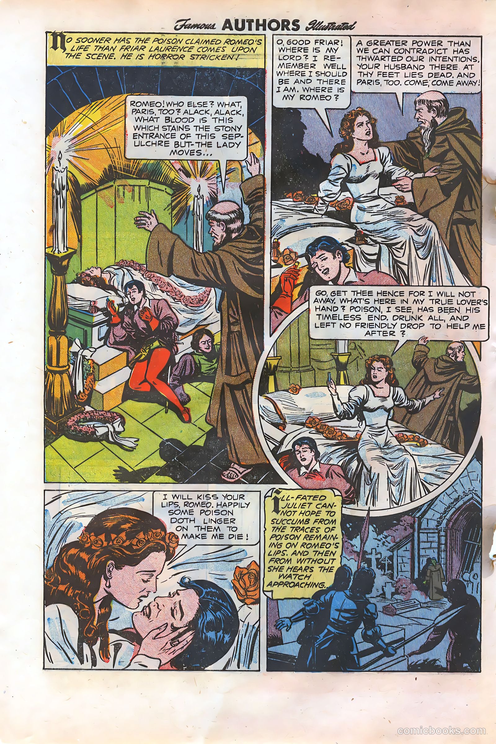 Stories By Famous Authors Illustrated 10 - Romeo and Juliet #1 — page 28 of 36
