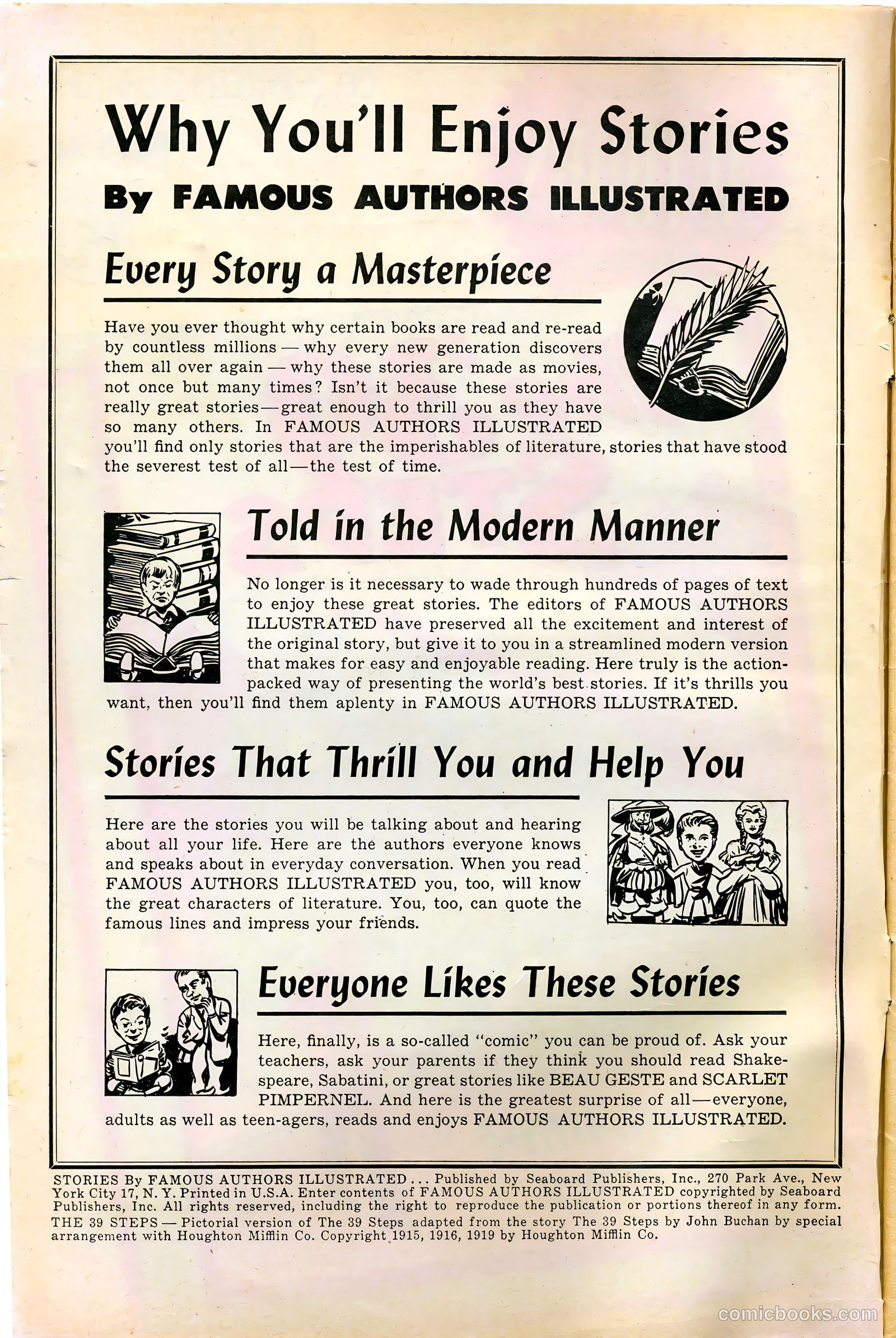Stories By Famous Authors Illustrated 4 - The 39 Steps #1 — page 2 of 52