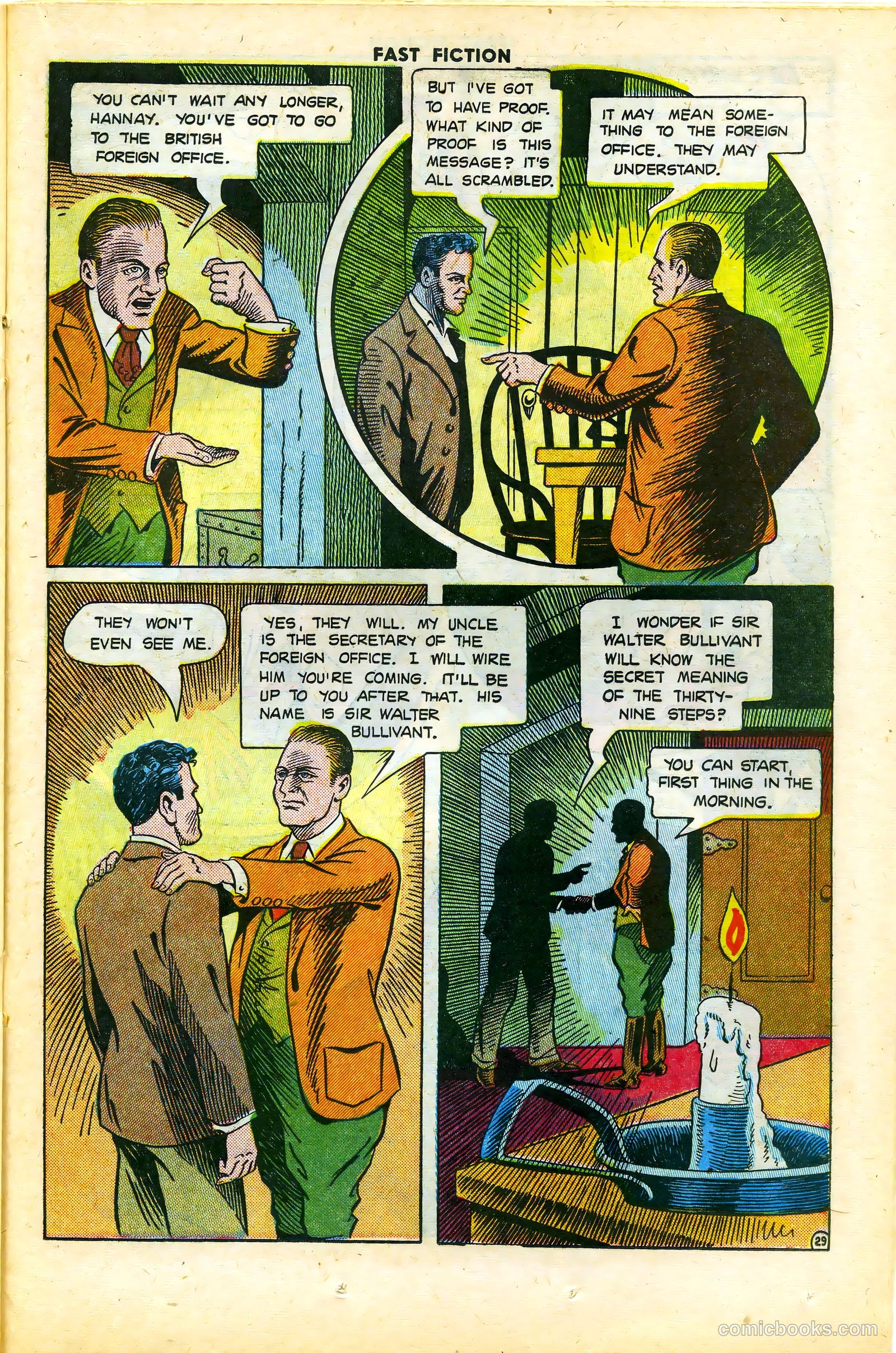 Stories By Famous Authors Illustrated 4 - The 39 Steps #1 — page 31 of 52