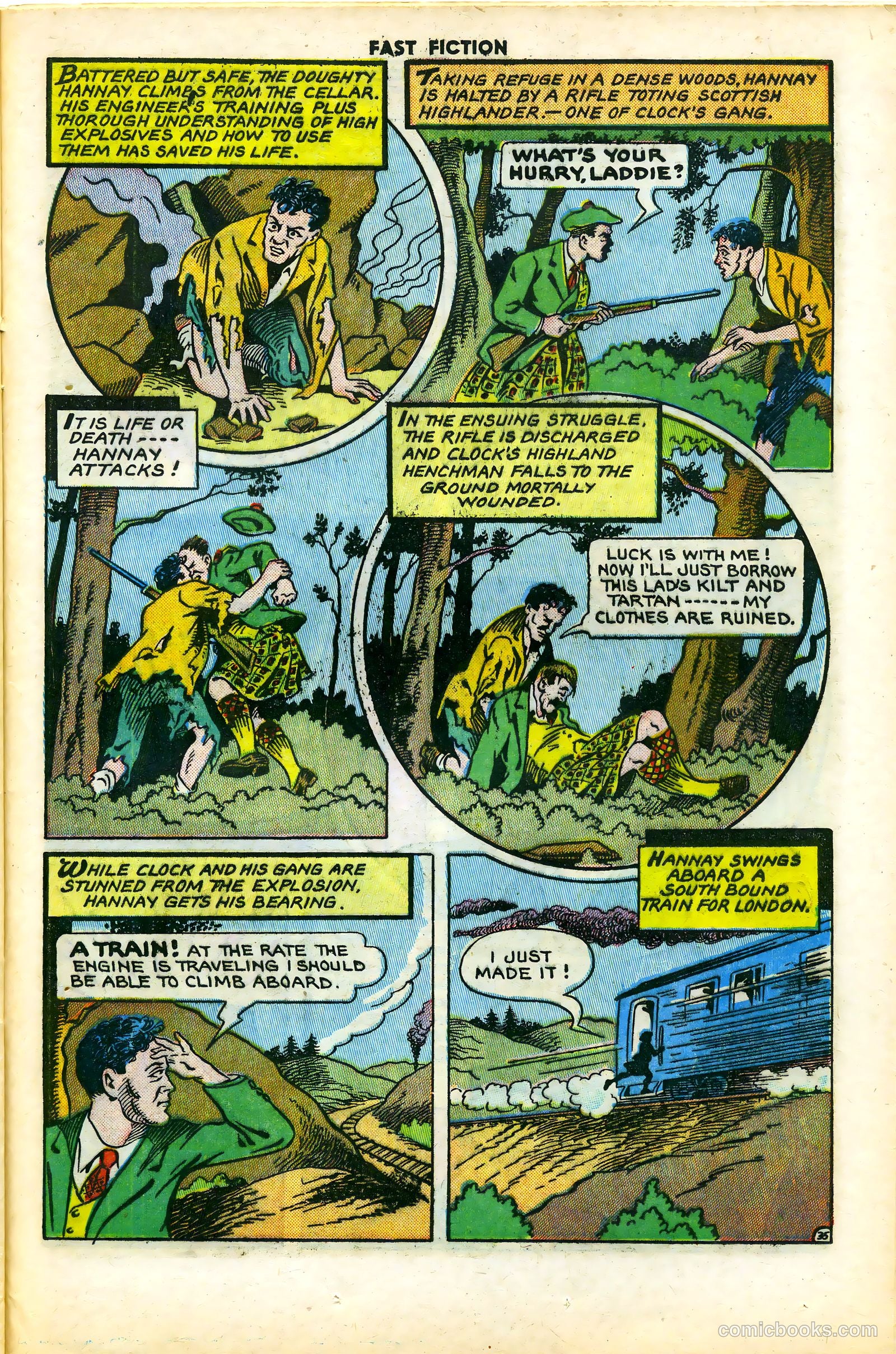Stories By Famous Authors Illustrated 4 - The 39 Steps #1 — page 37 of 52